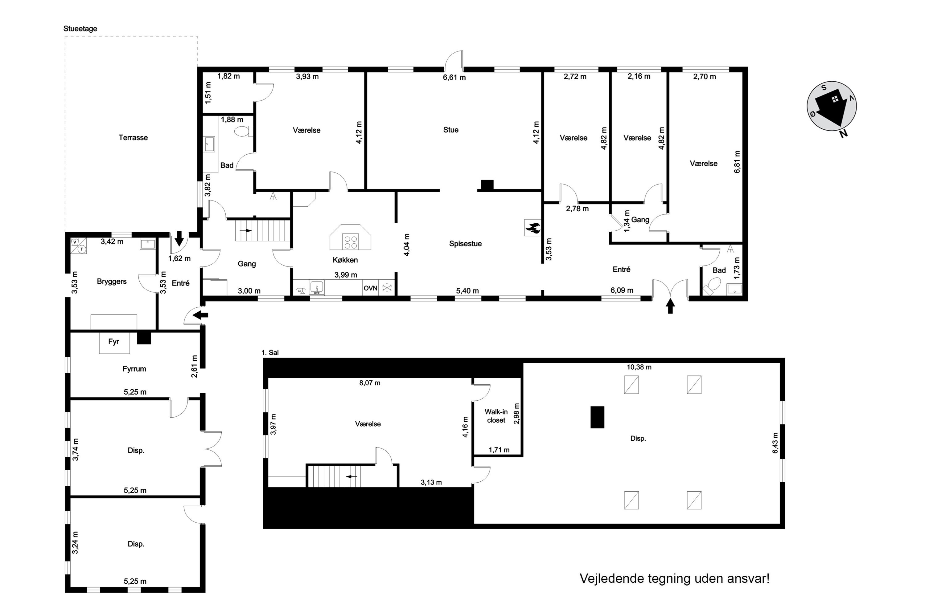 Plantegninger billede af Smedievejen 5, 9800 Hjørring