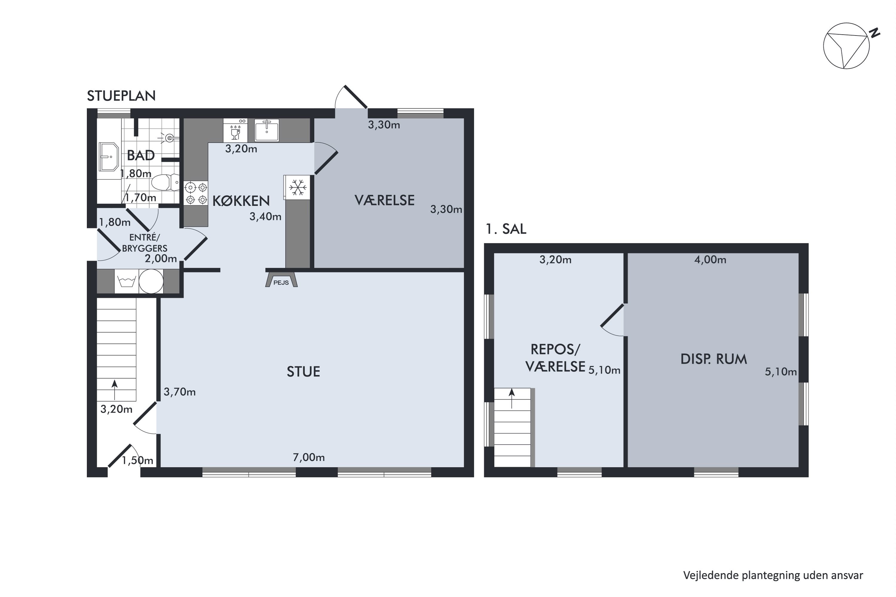 Plantegninger billede af Løkkensvej 660, Hundelev, 9480 Løkken