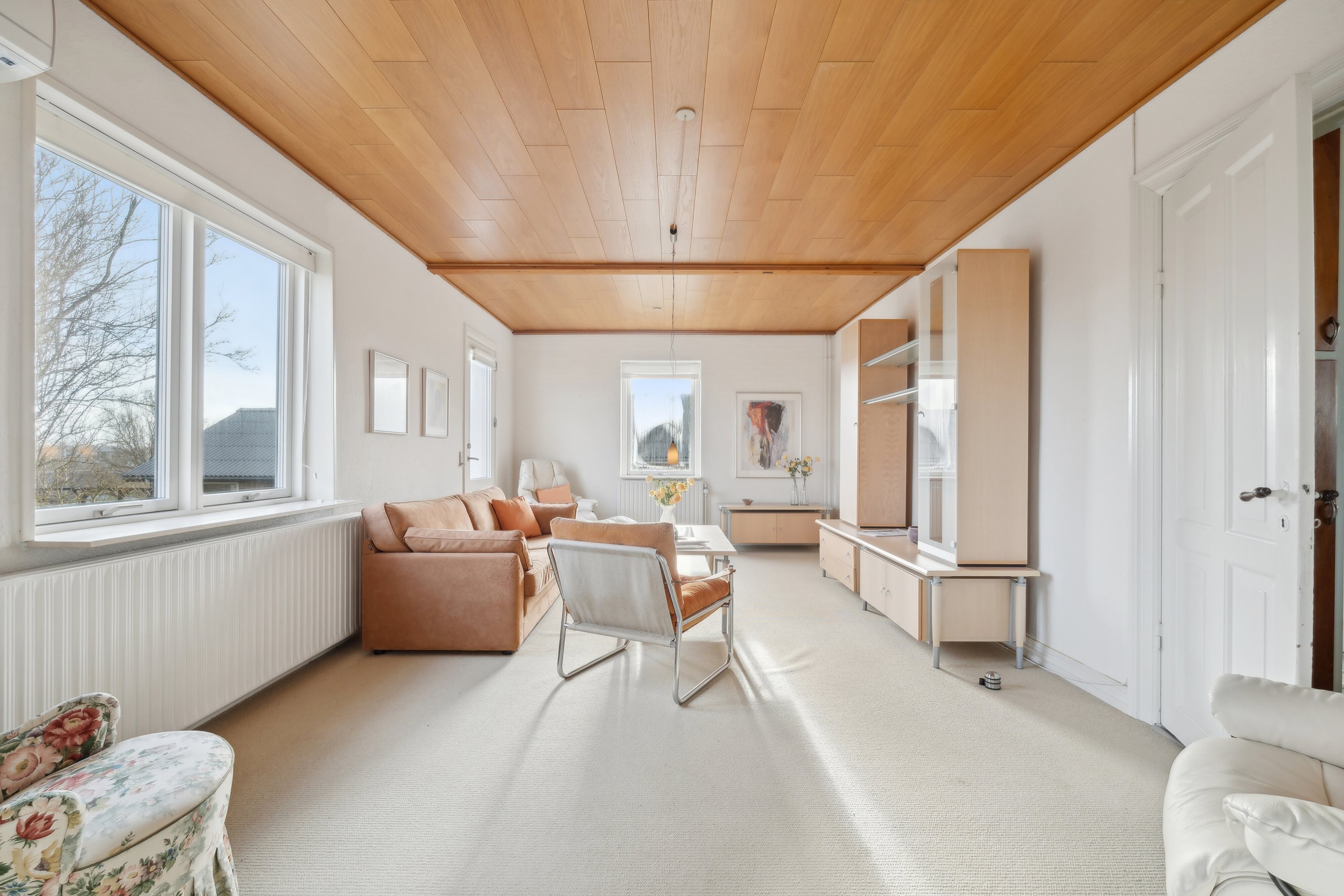 Fremhævet stue billede i fuldskærmstilstand. Billede af Ahornvej 6, Salten, 8653 Them