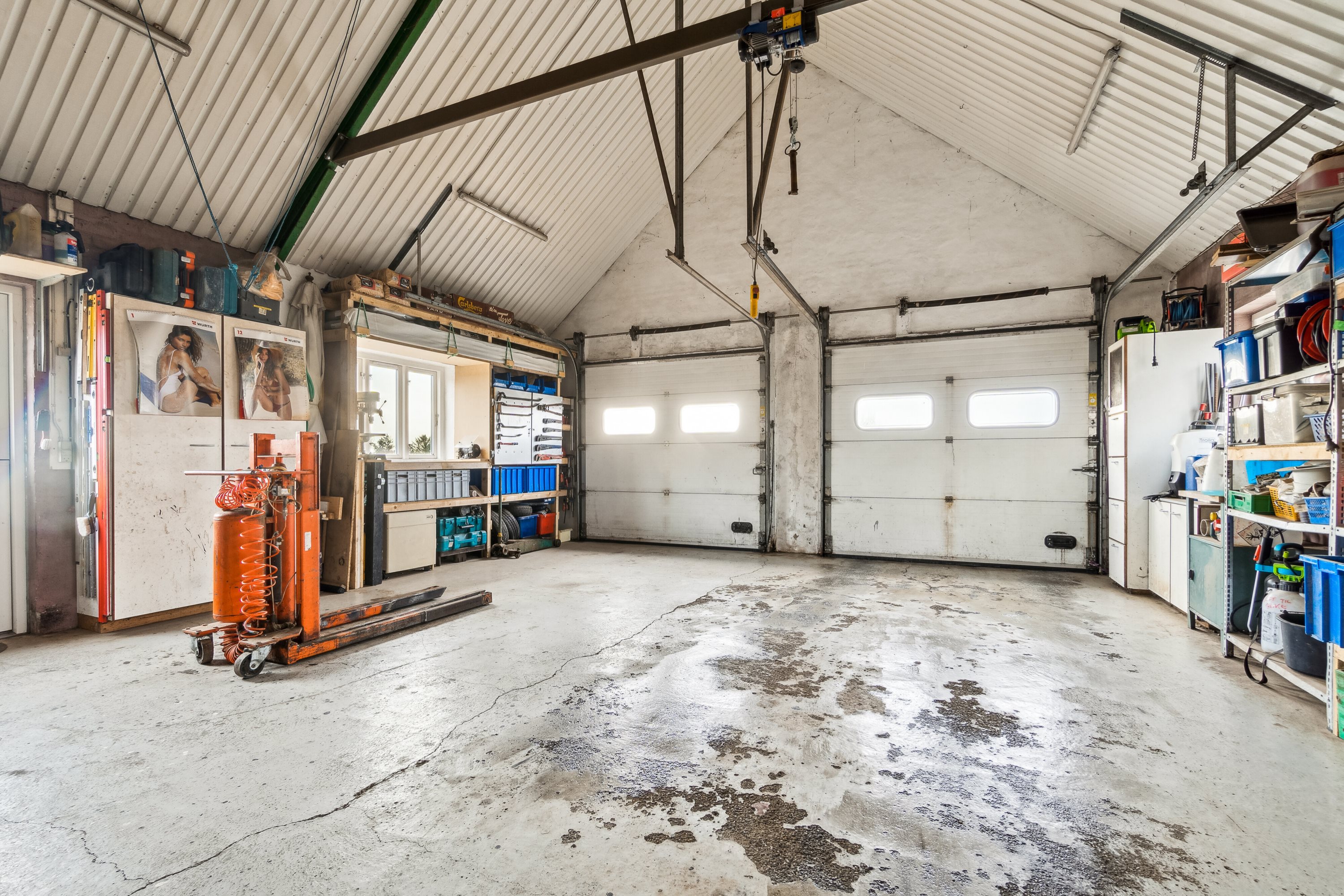 Fremhævet garage billede i fuldskærmstilstand. Billede af Kystvejen 81, 7755 Bedsted Thy