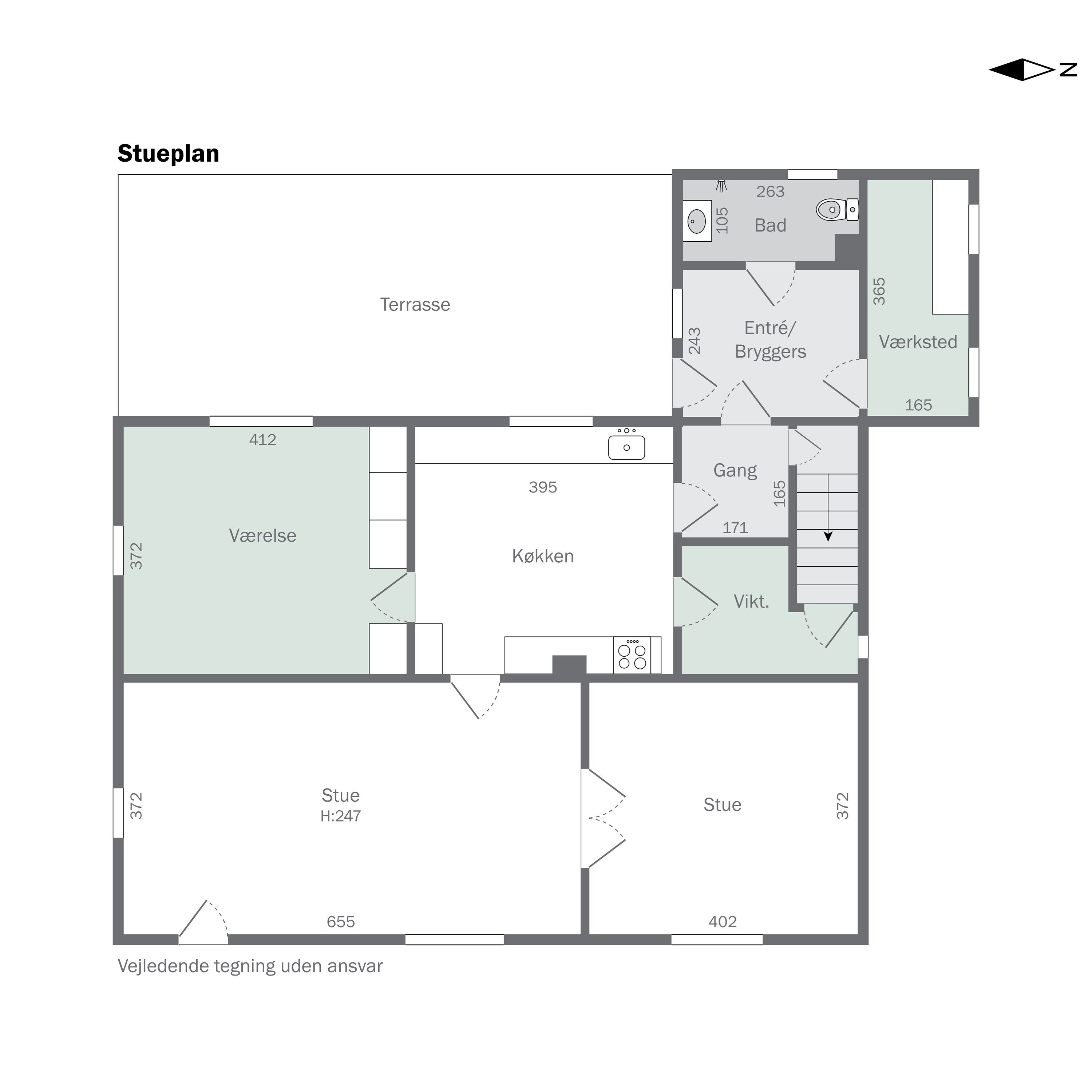 Plantegninger billede af Ahornvej 6, Salten, 8653 Them