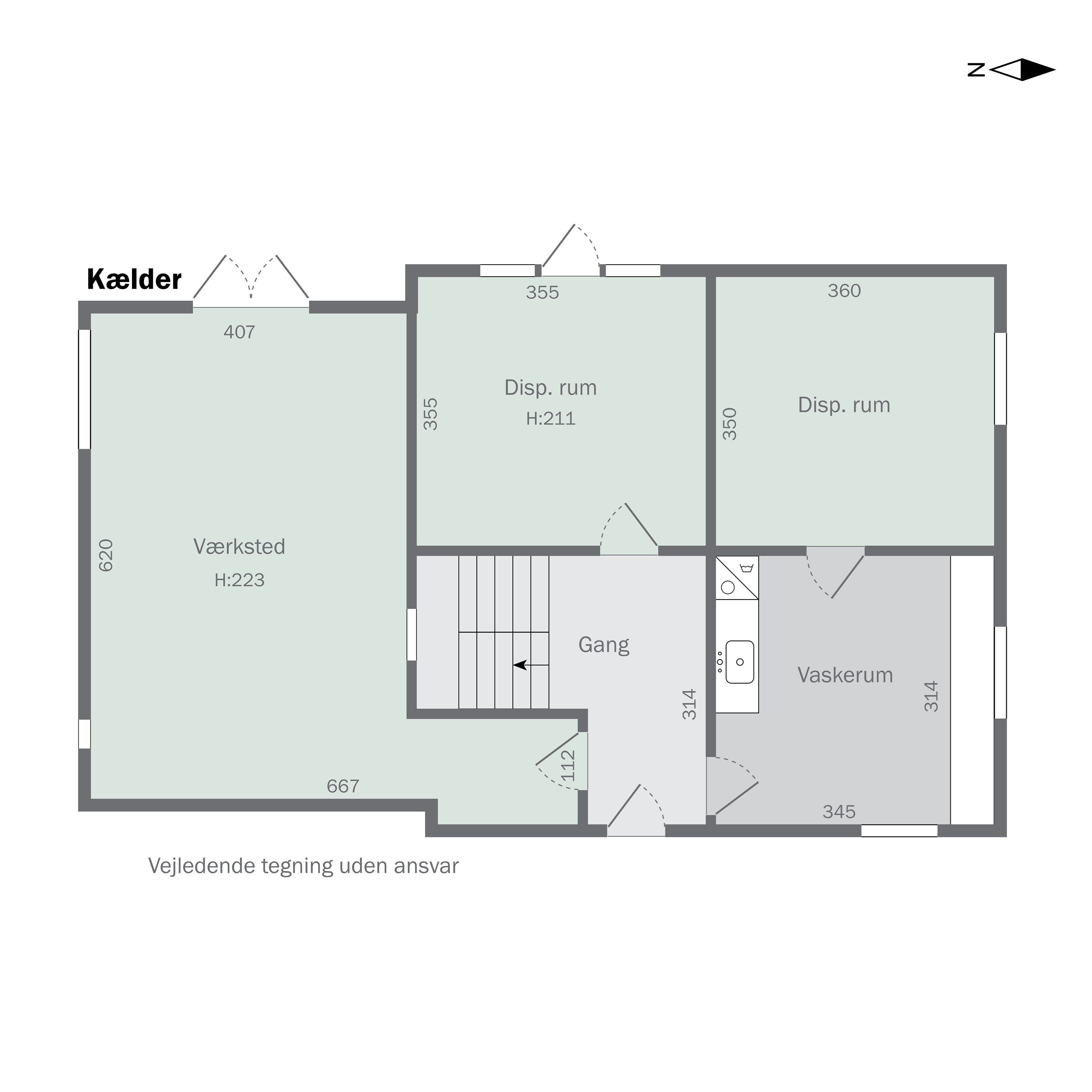 Plantegninger billede af Møllevænget 21, 9870 Sindal