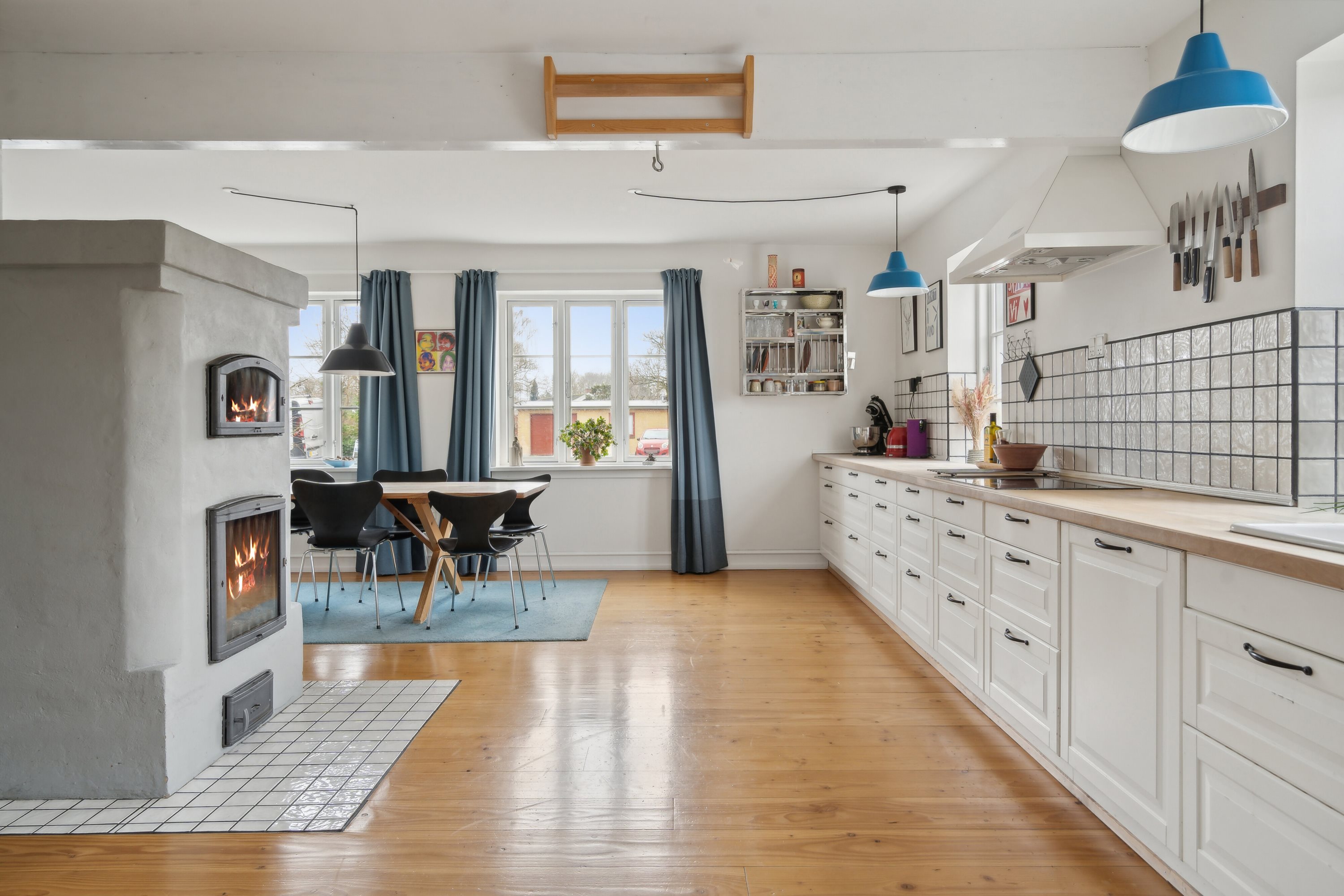 Fremhævet køkken billede i fuldskærmstilstand. Billede af Lunden 68, Bullerup, 5320 Agedrup