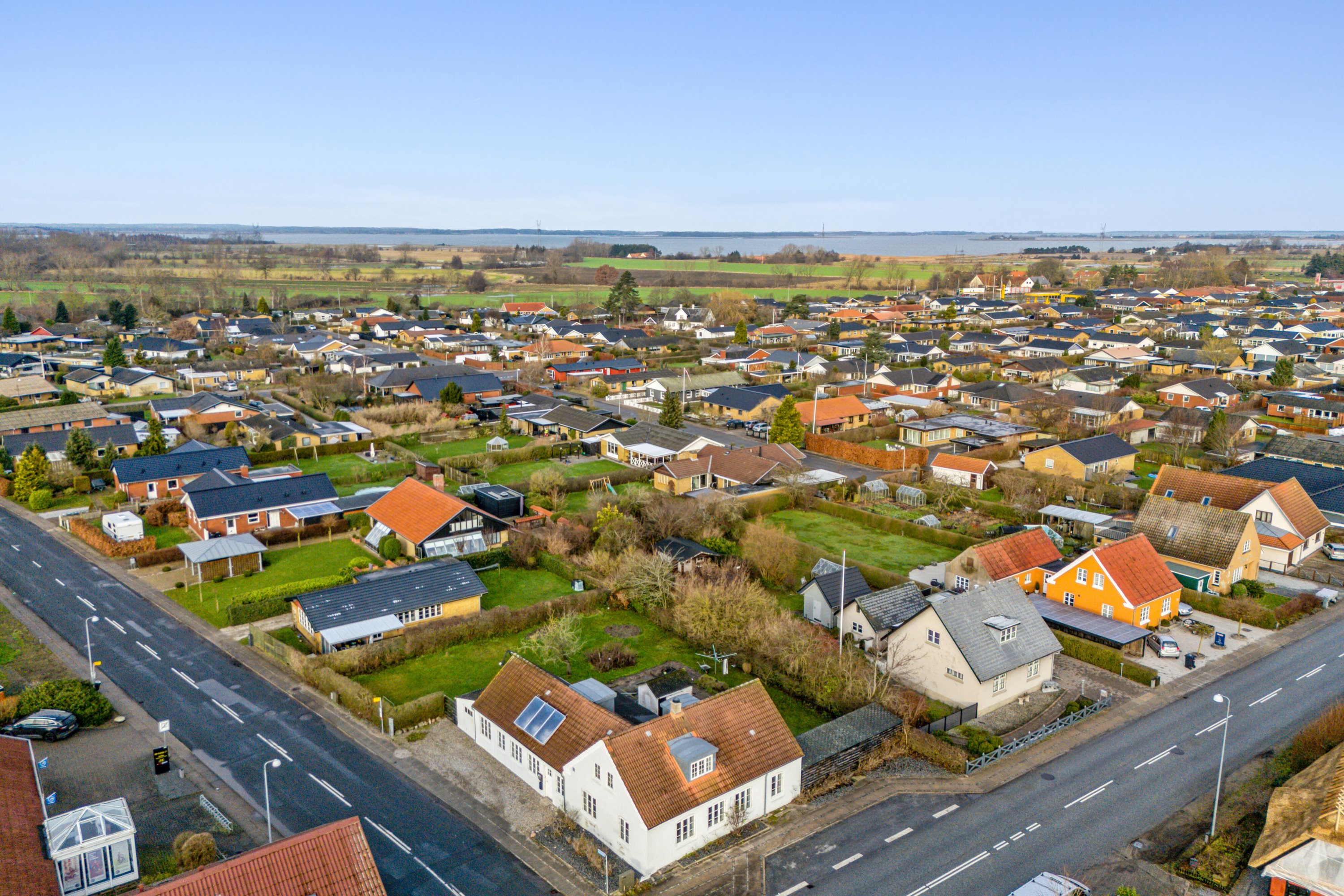 Fremhævet luftfoto billede i fuldskærmstilstand. Billede af Lunden 68, Bullerup, 5320 Agedrup