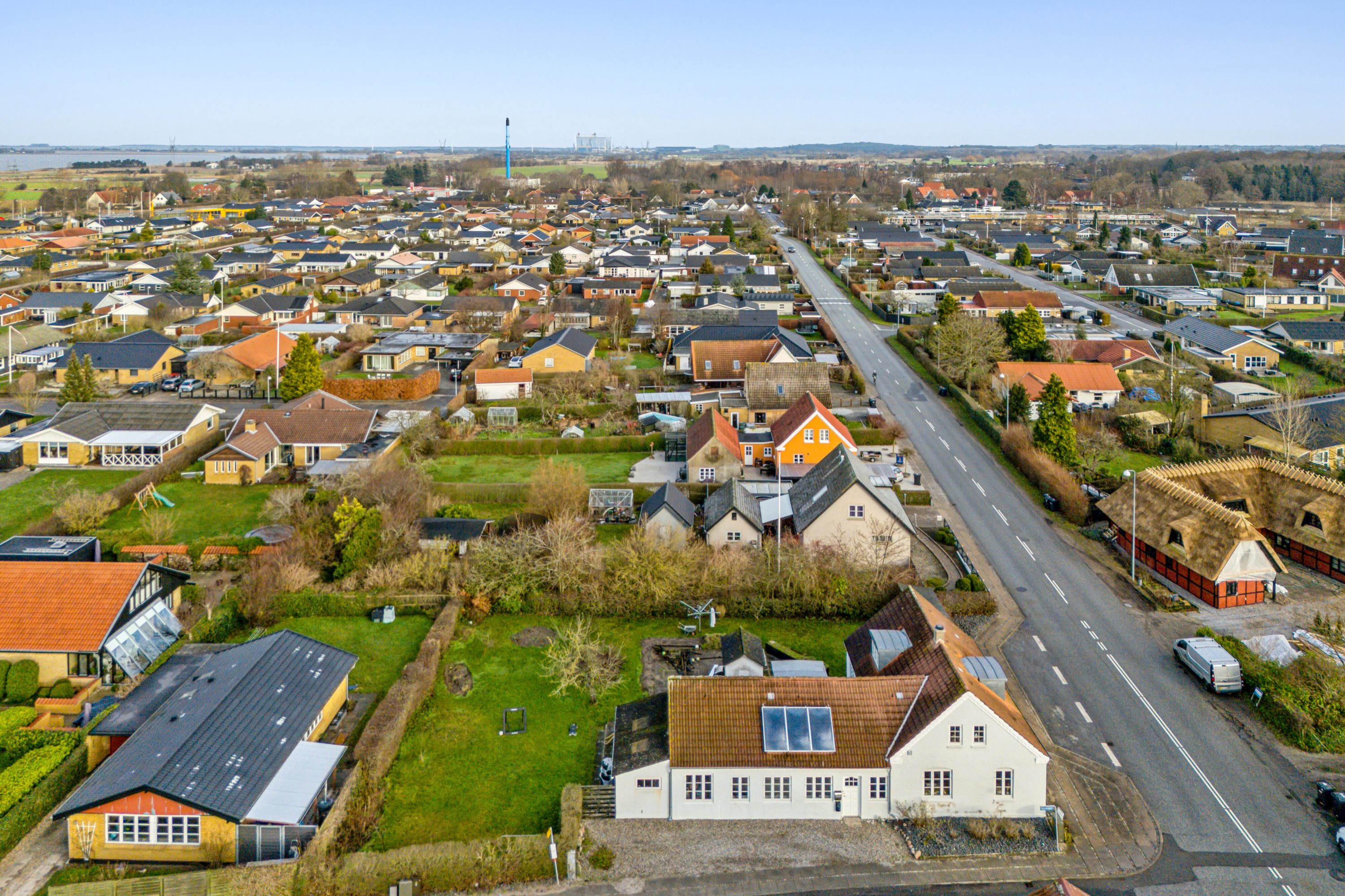 Fremhævet luftfoto billede i fuldskærmstilstand. Billede af Lunden 68, Bullerup, 5320 Agedrup