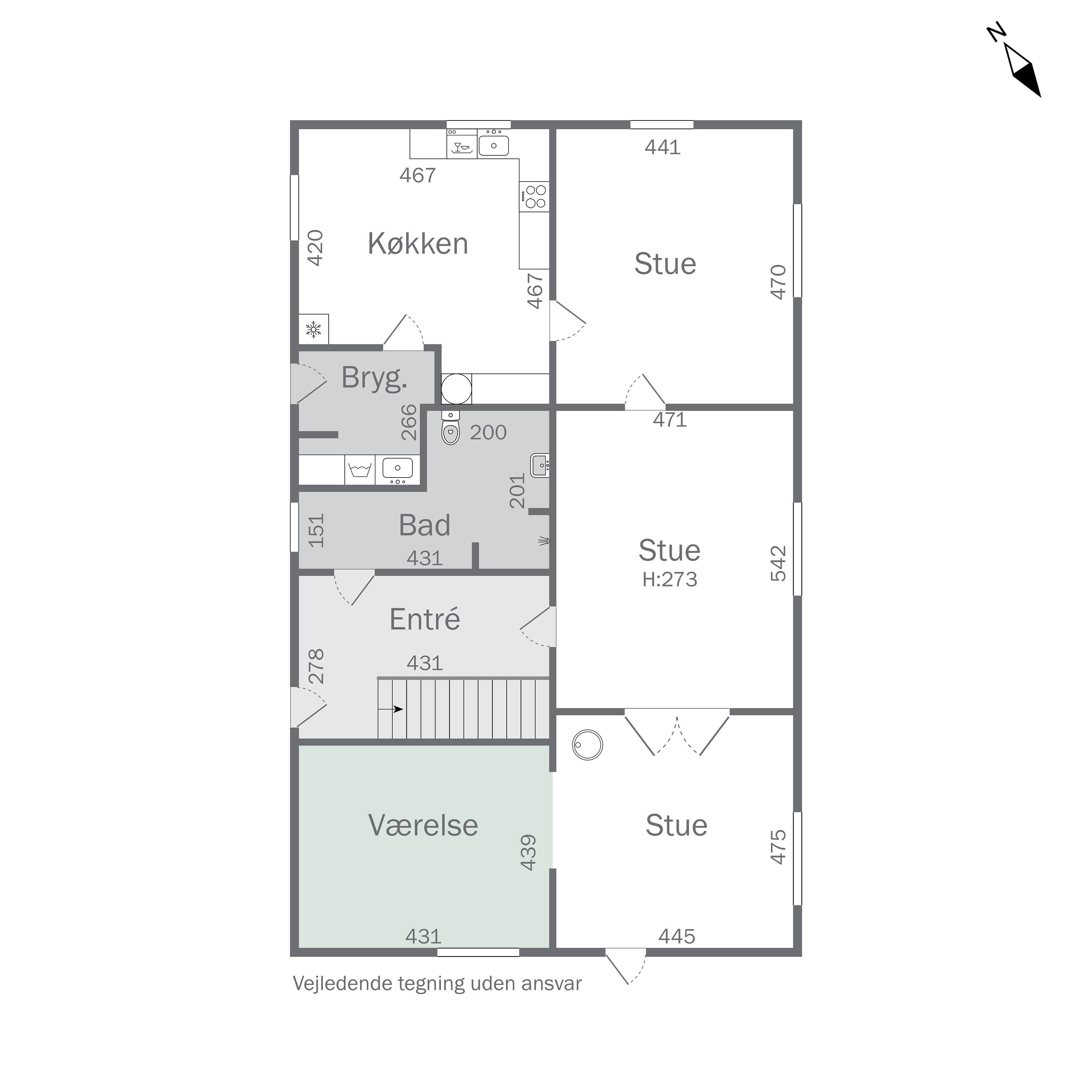 Plantegninger billede af Bildsøvej 88, Kelstrup, 4200 Slagelse