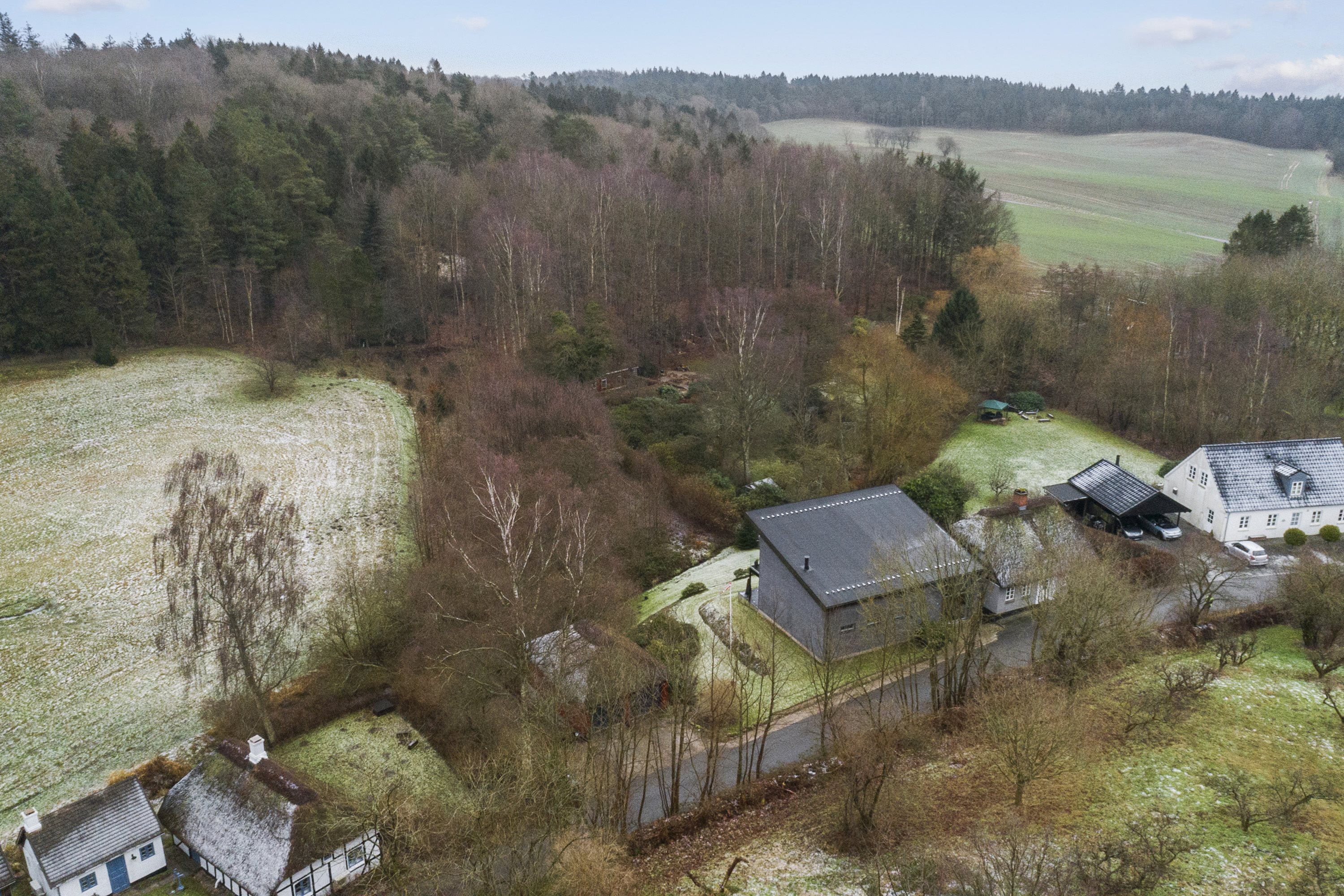 Fremhævet område billede i fuldskærmstilstand. Billede af Svinballevej 45+47, Sondrup, 8350 Hundslund