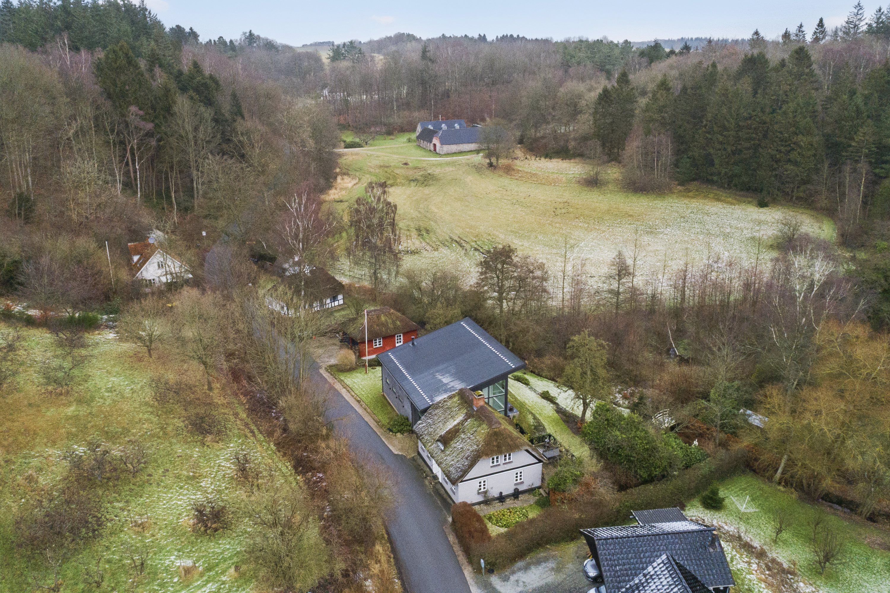 Fremhævet område billede i fuldskærmstilstand. Billede af Svinballevej 45+47, Sondrup, 8350 Hundslund