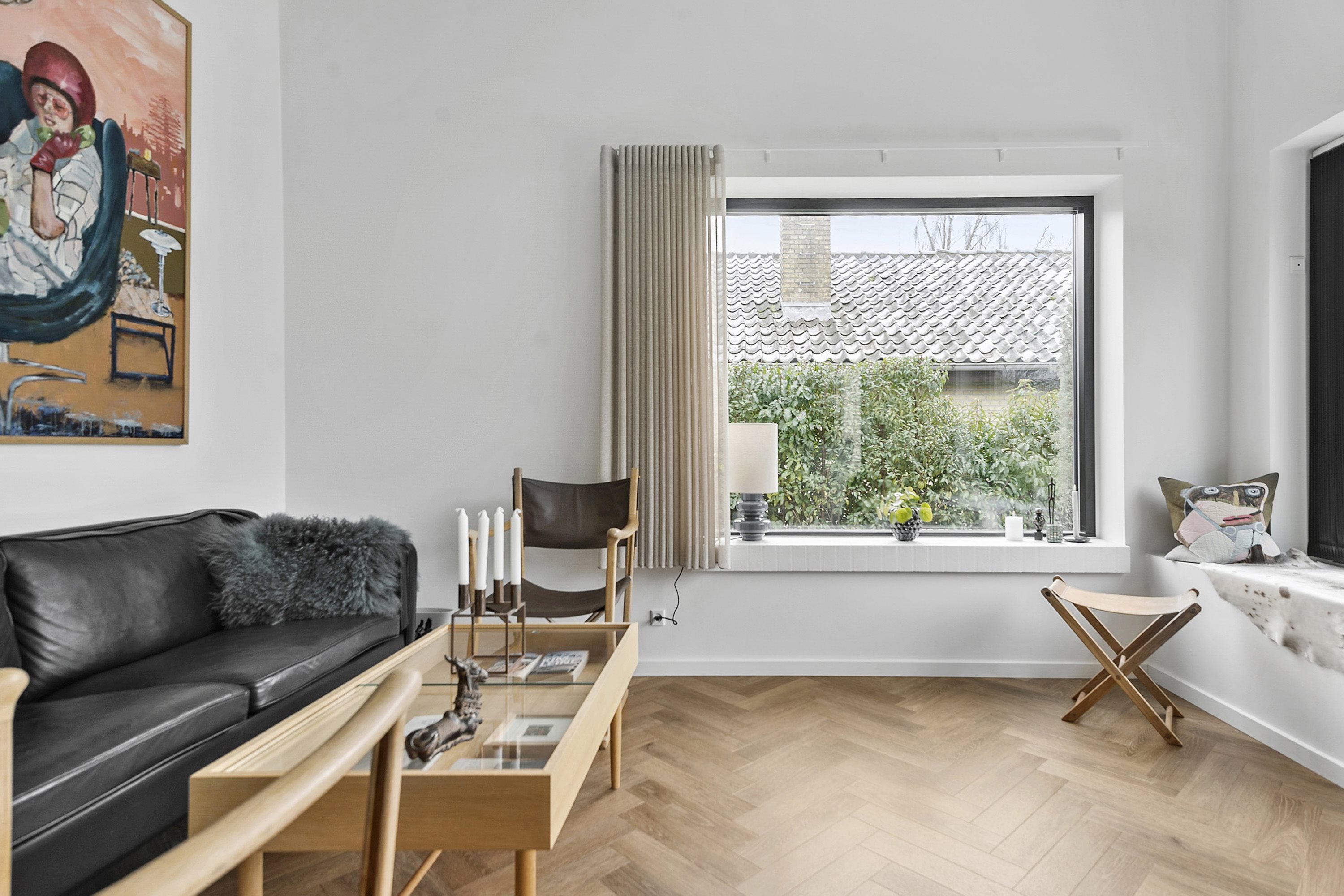 Fremhævet stue billede i fuldskærmstilstand. Billede af Sandageralle 39, 8300 Odder