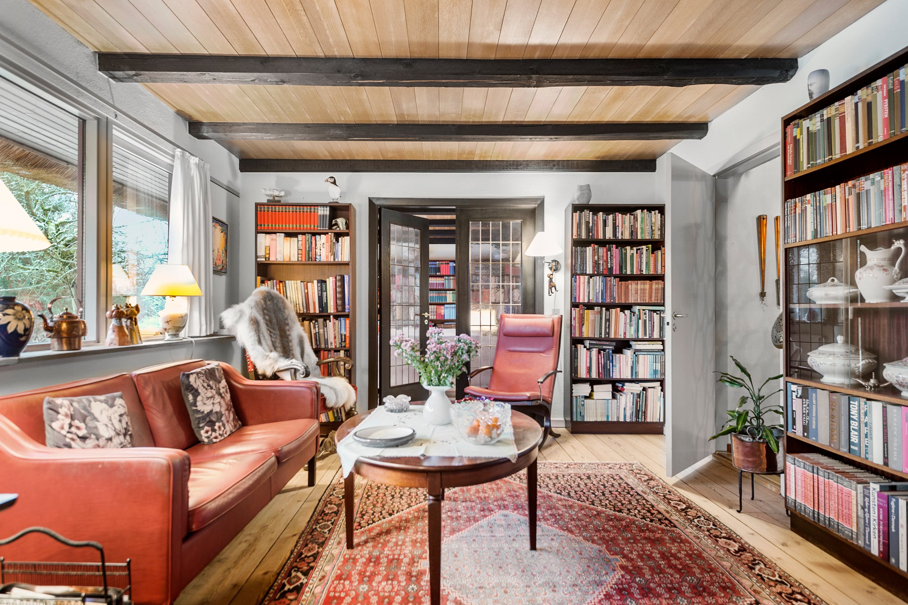 Fremhævet stue billede i fuldskærmstilstand. Billede af Sortholmvej 7, Tåning, 8660 Skanderborg