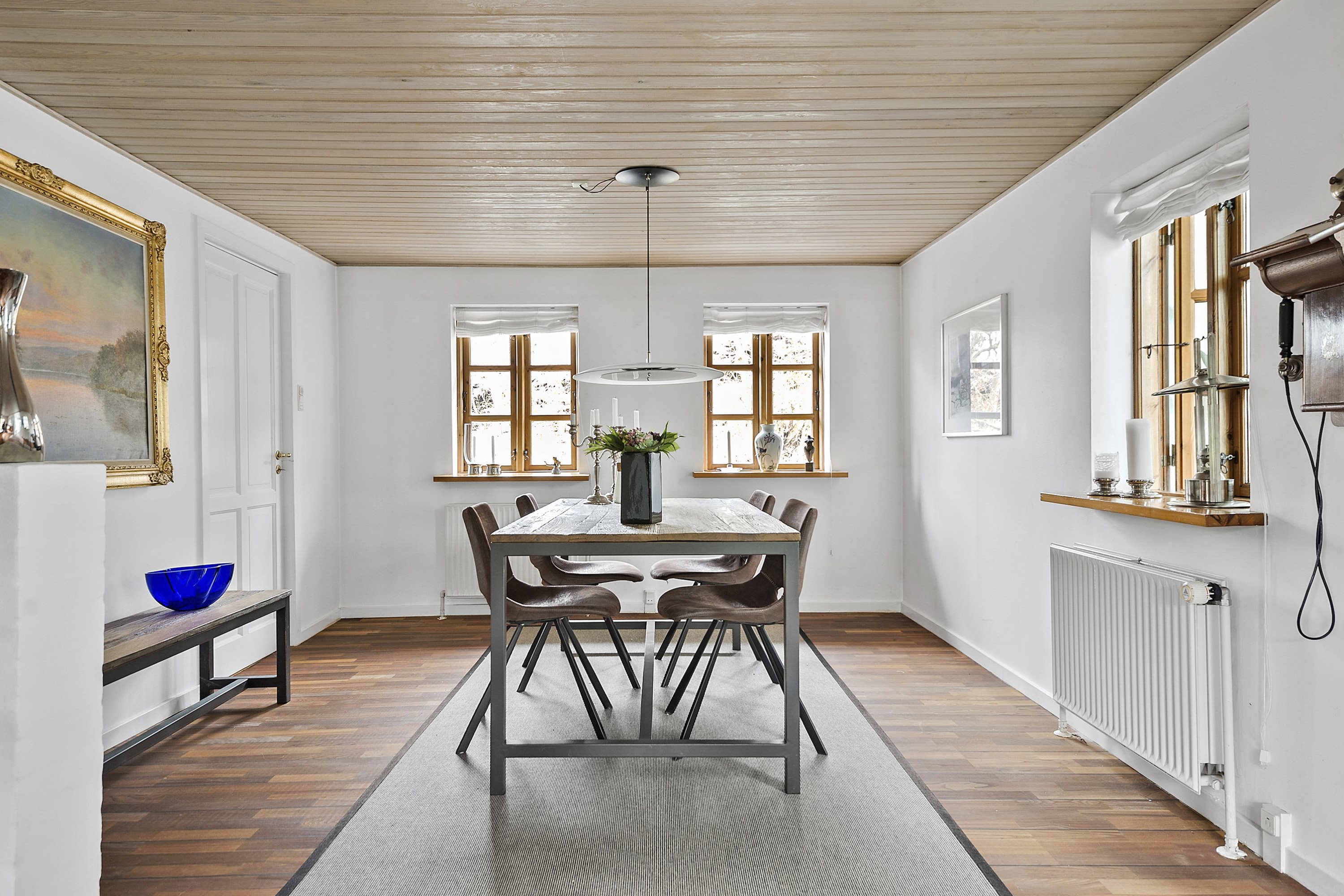 Fremhævet spisestue billede i fuldskærmstilstand. Billede af Svinballevej 45+47, Sondrup, 8350 Hundslund