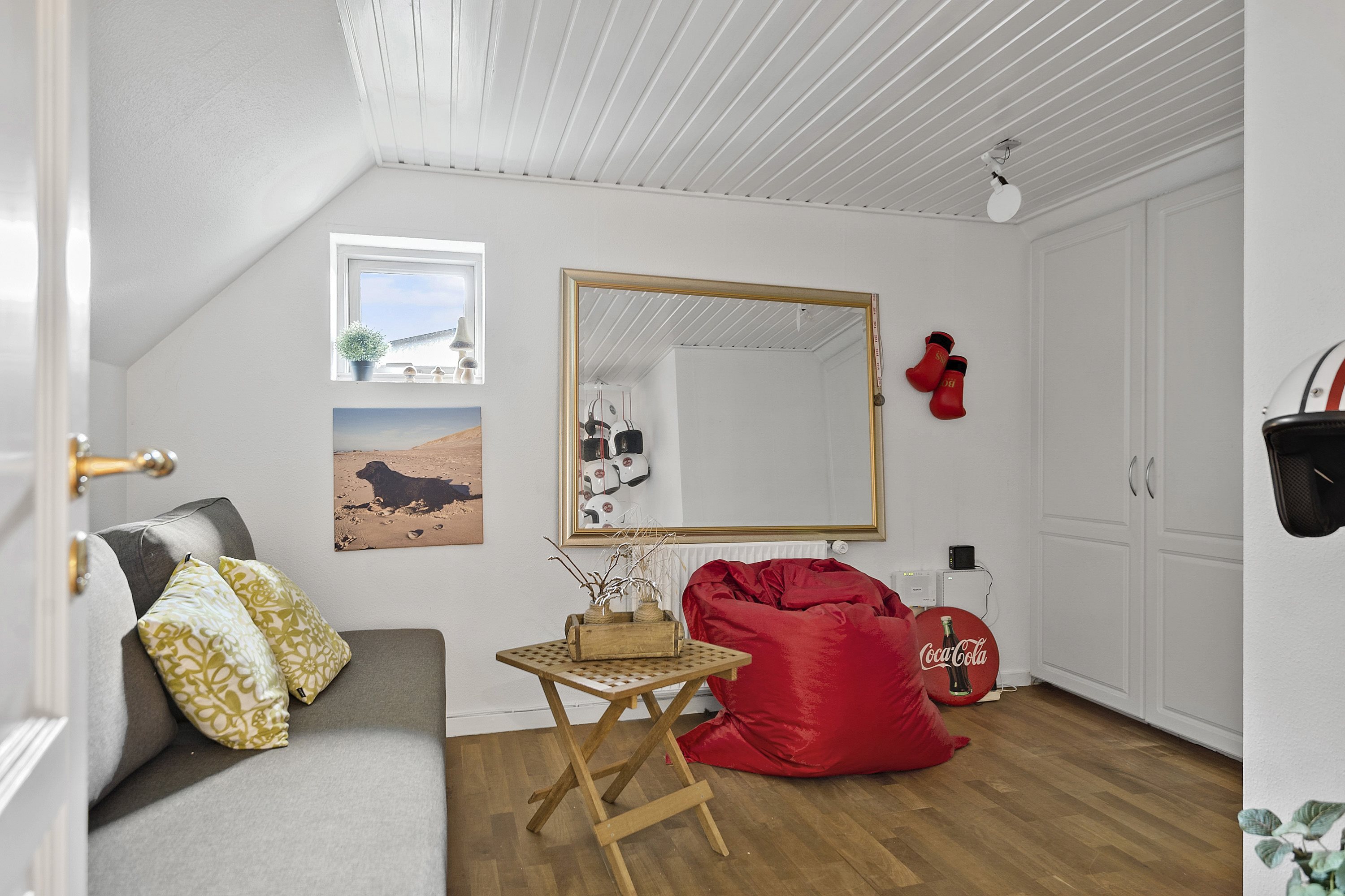 Fremhævet stue billede i fuldskærmstilstand. Billede af Svinballevej 45+47, Sondrup, 8350 Hundslund