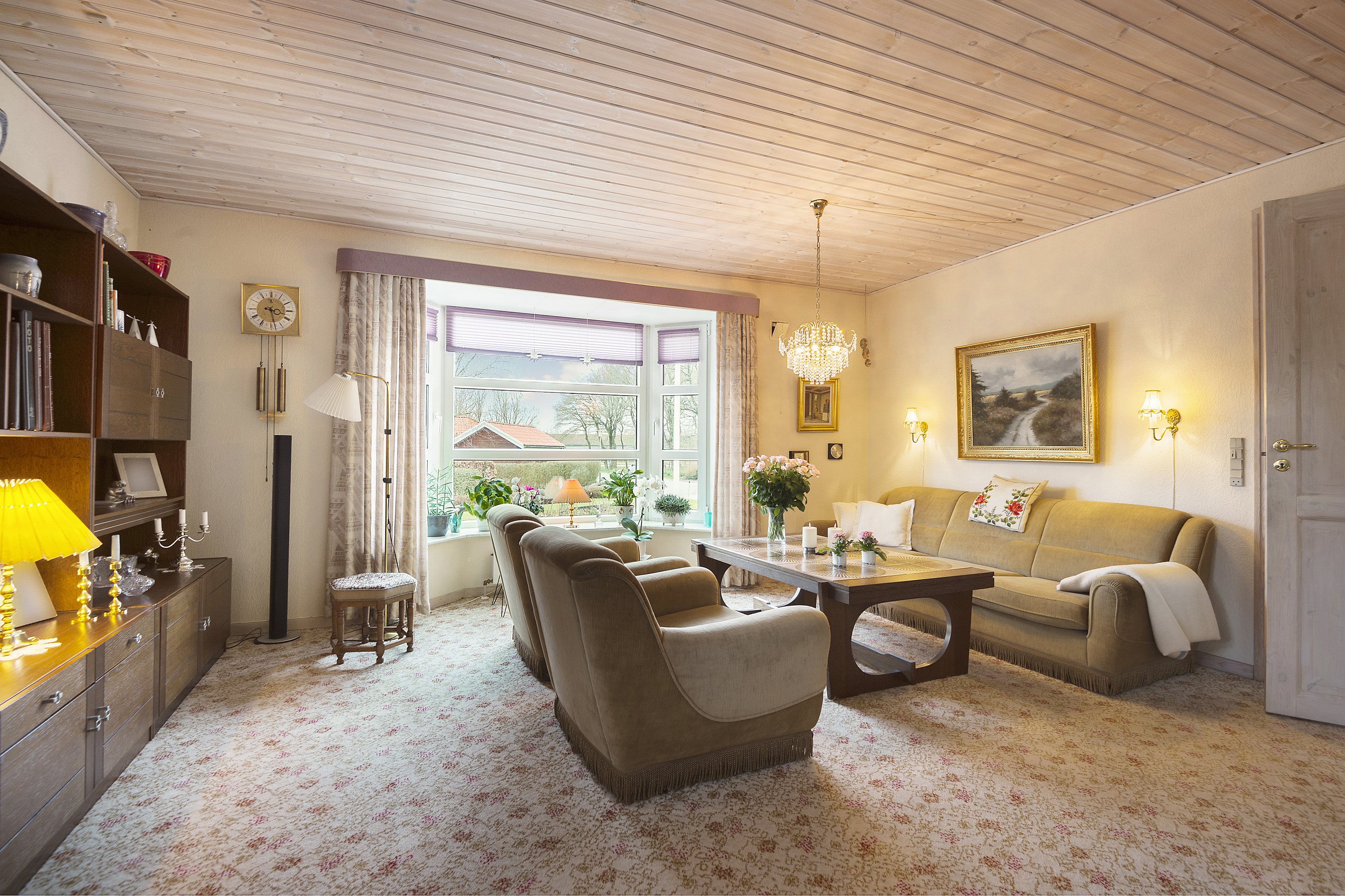 Fremhævet stue billede i fuldskærmstilstand. Billede af Engparken 1, 6760 Ribe