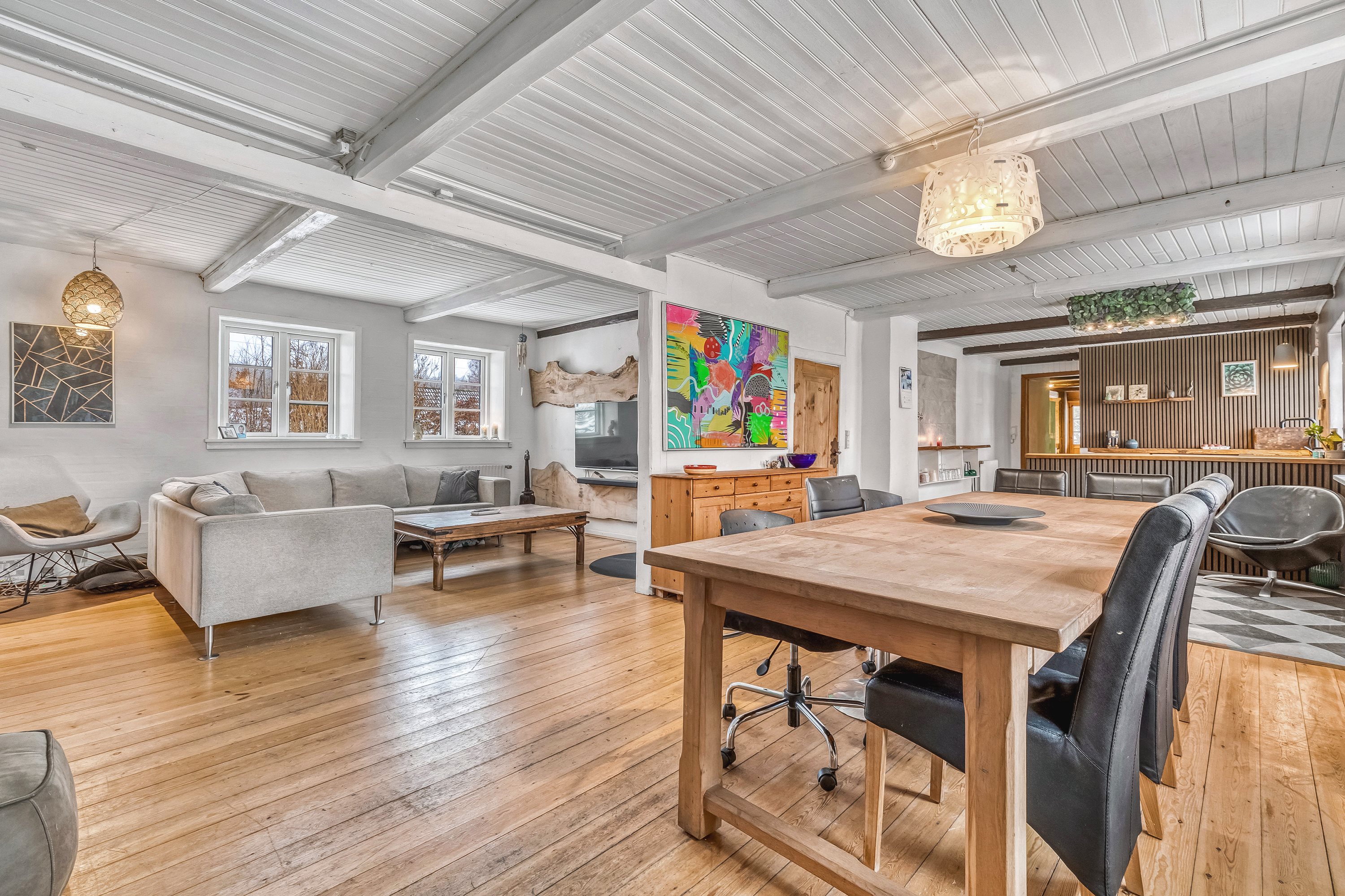 Fremhævet stue billede i fuldskærmstilstand. Billede af Østergaardsvej 9A, Dalby, 3630 Jægerspris