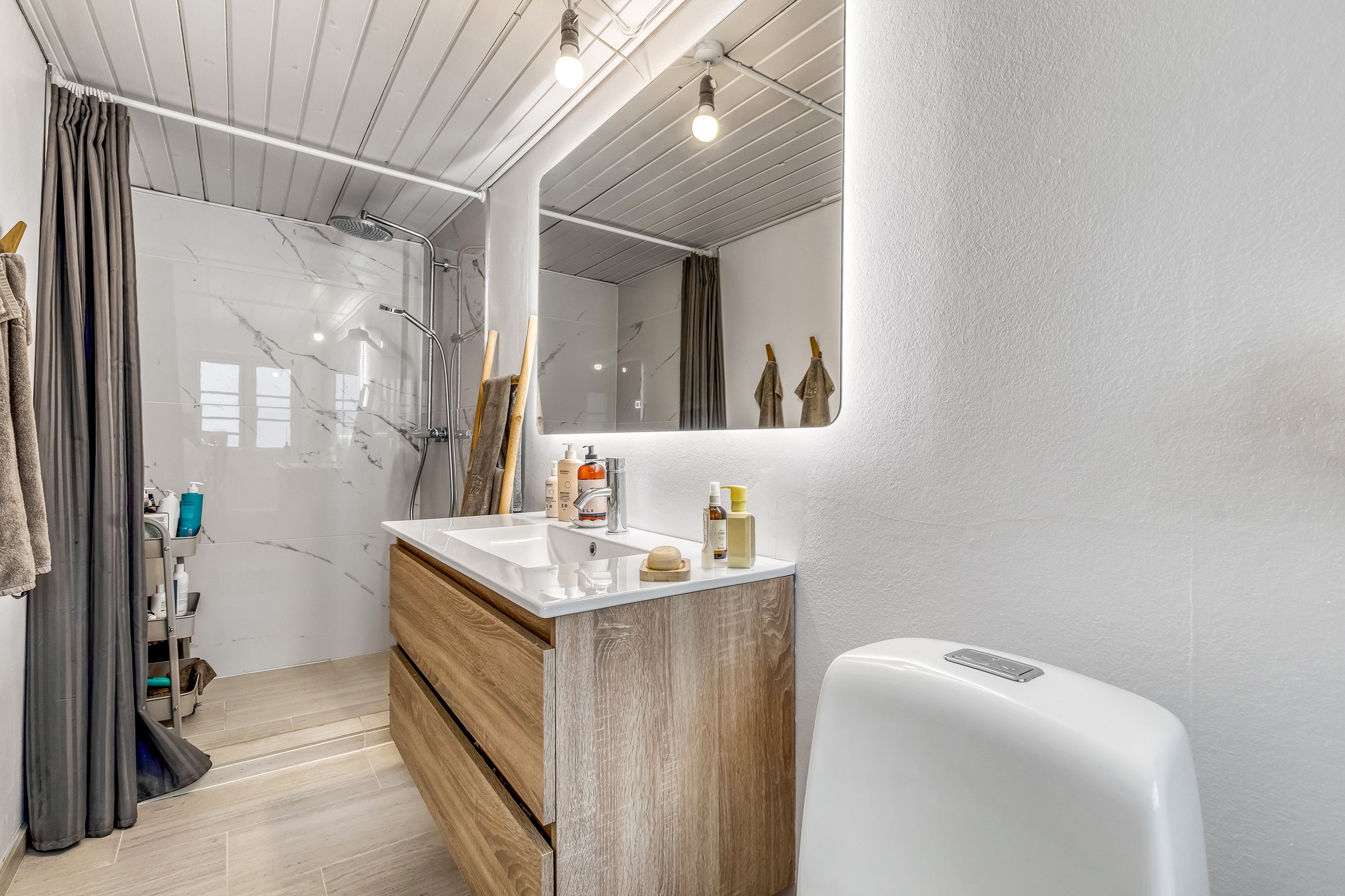 Fremhævet badeværelse billede i fuldskærmstilstand. Billede af Østergaardsvej 9A, Dalby, 3630 Jægerspris