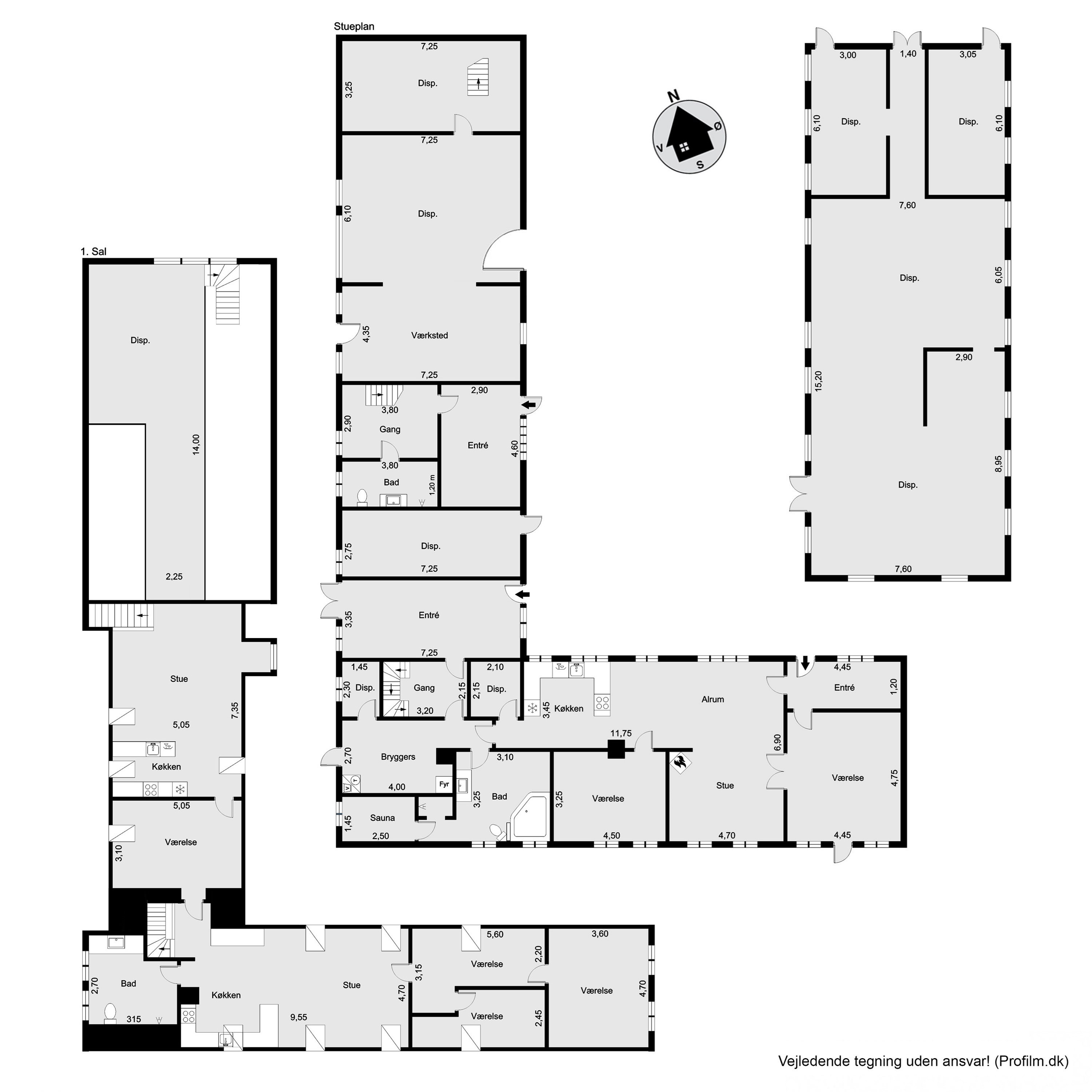 Plantegninger billede af Østergaardsvej 9A, Dalby, 3630 Jægerspris