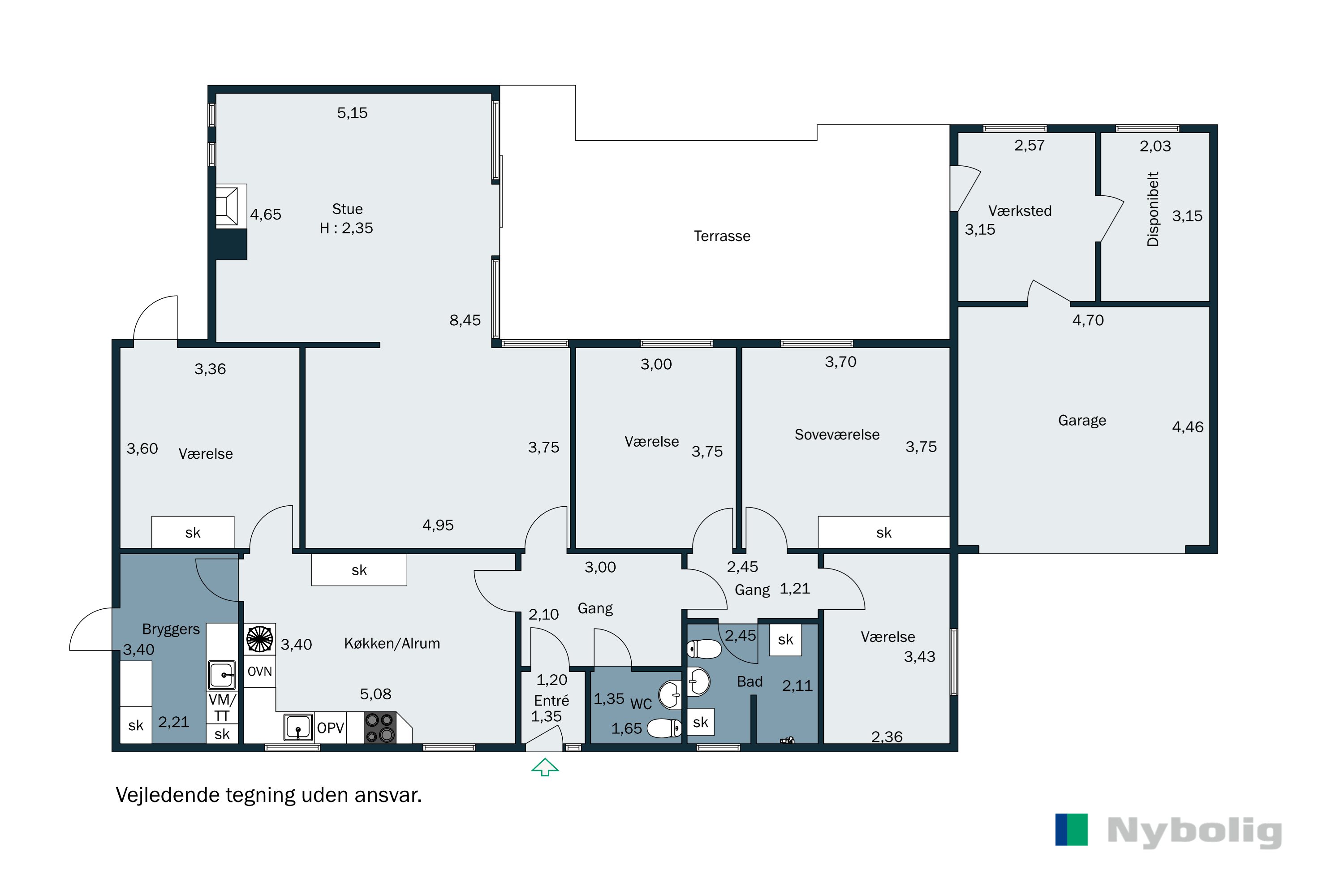 Plantegninger billede af Drejøvej 42, Starup, 6100 Haderslev