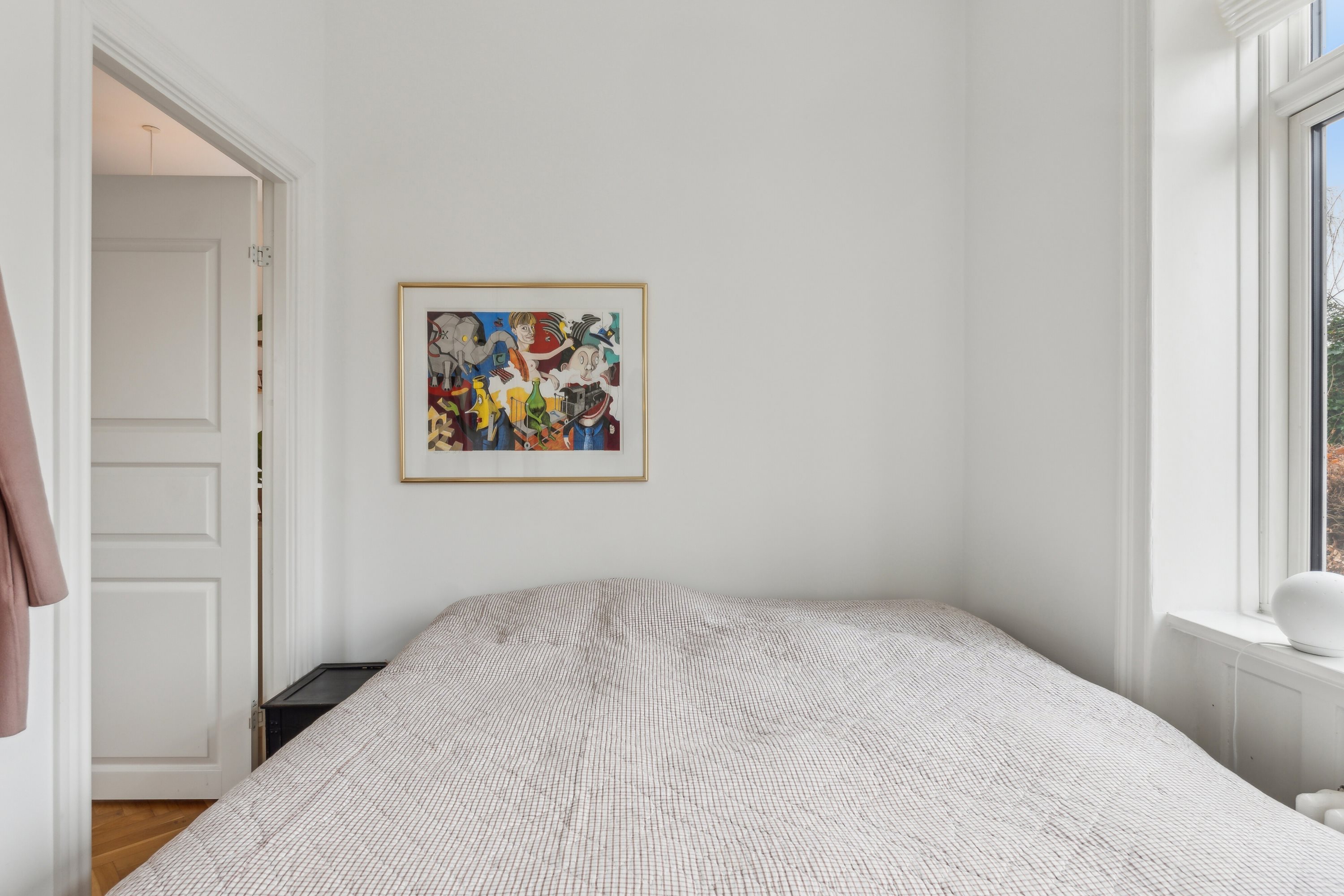 Fremhævet soveværelse billede i fuldskærmstilstand. Billede af Brogårdsvej 3, st.., 2820 Gentofte