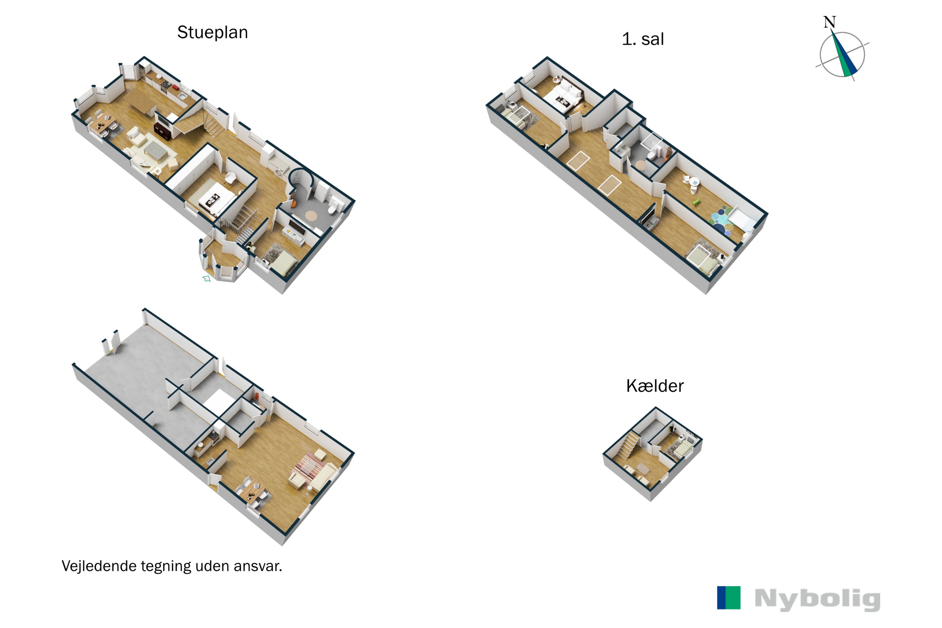 Plantegninger billede af Ribevej 11, 6650 Brørup