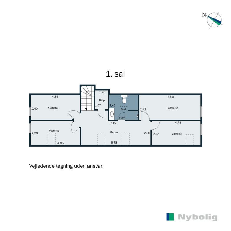 Plantegninger billede af Ribevej 11, 6650 Brørup