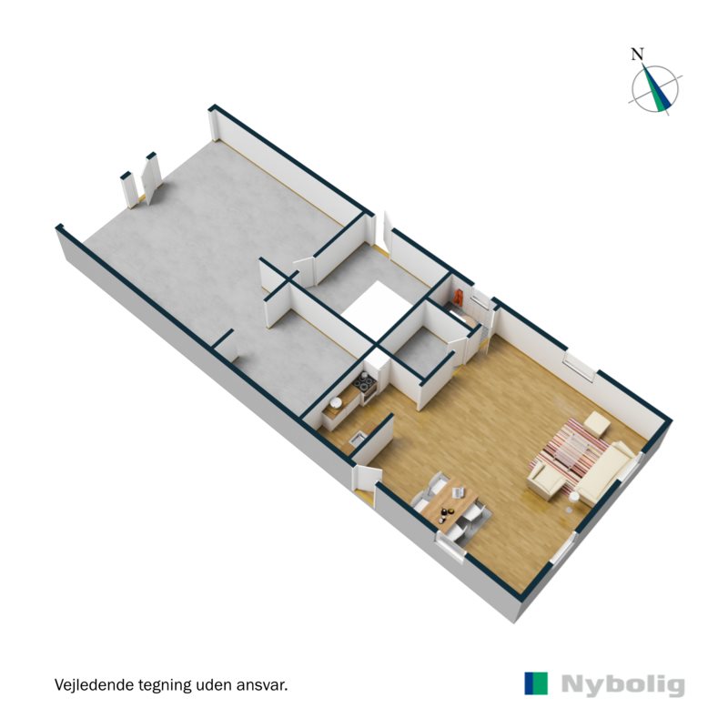 Plantegninger billede af Ribevej 11, 6650 Brørup