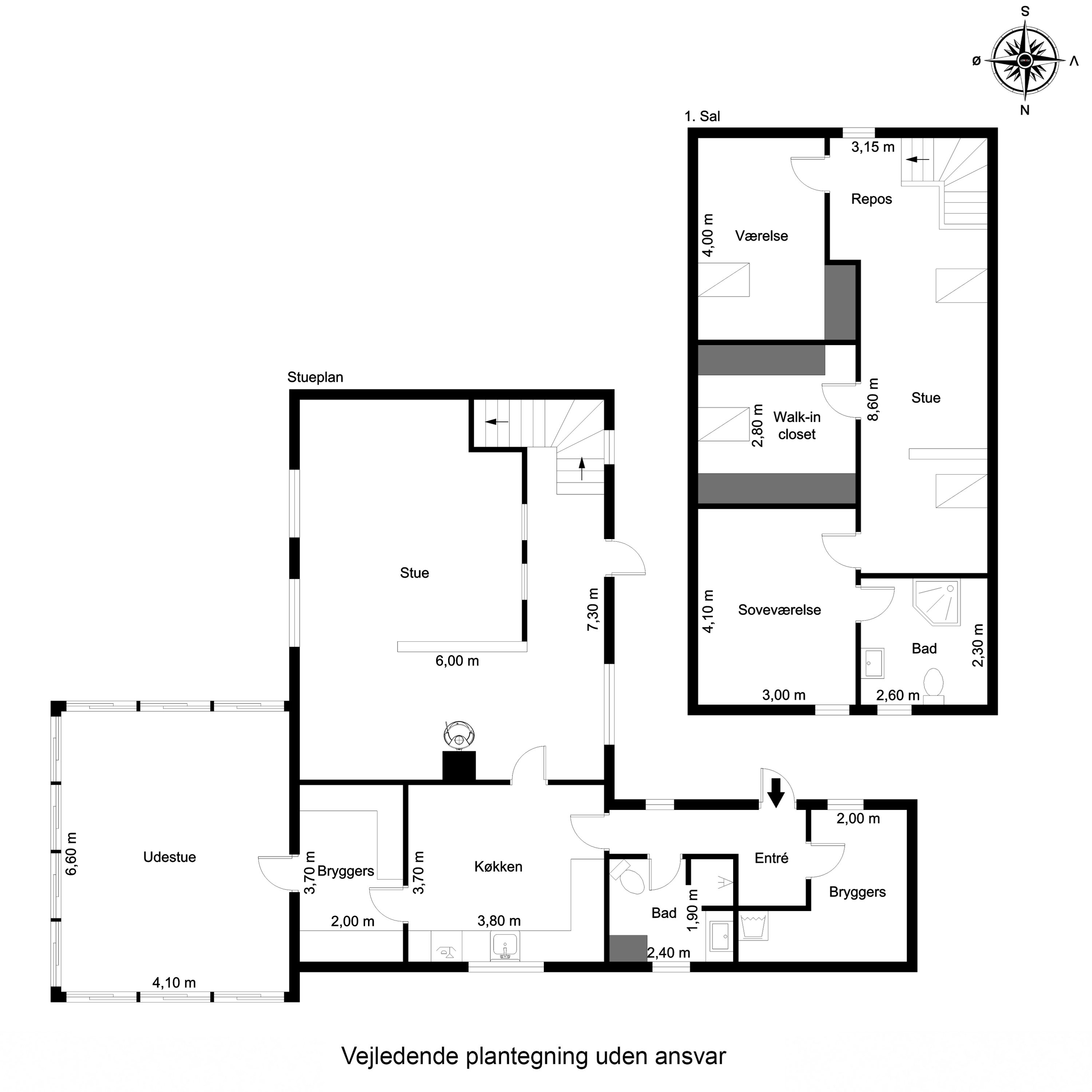 Plantegninger billede af Søgårdsvej 10, Tåstrup, 8410 Rønde