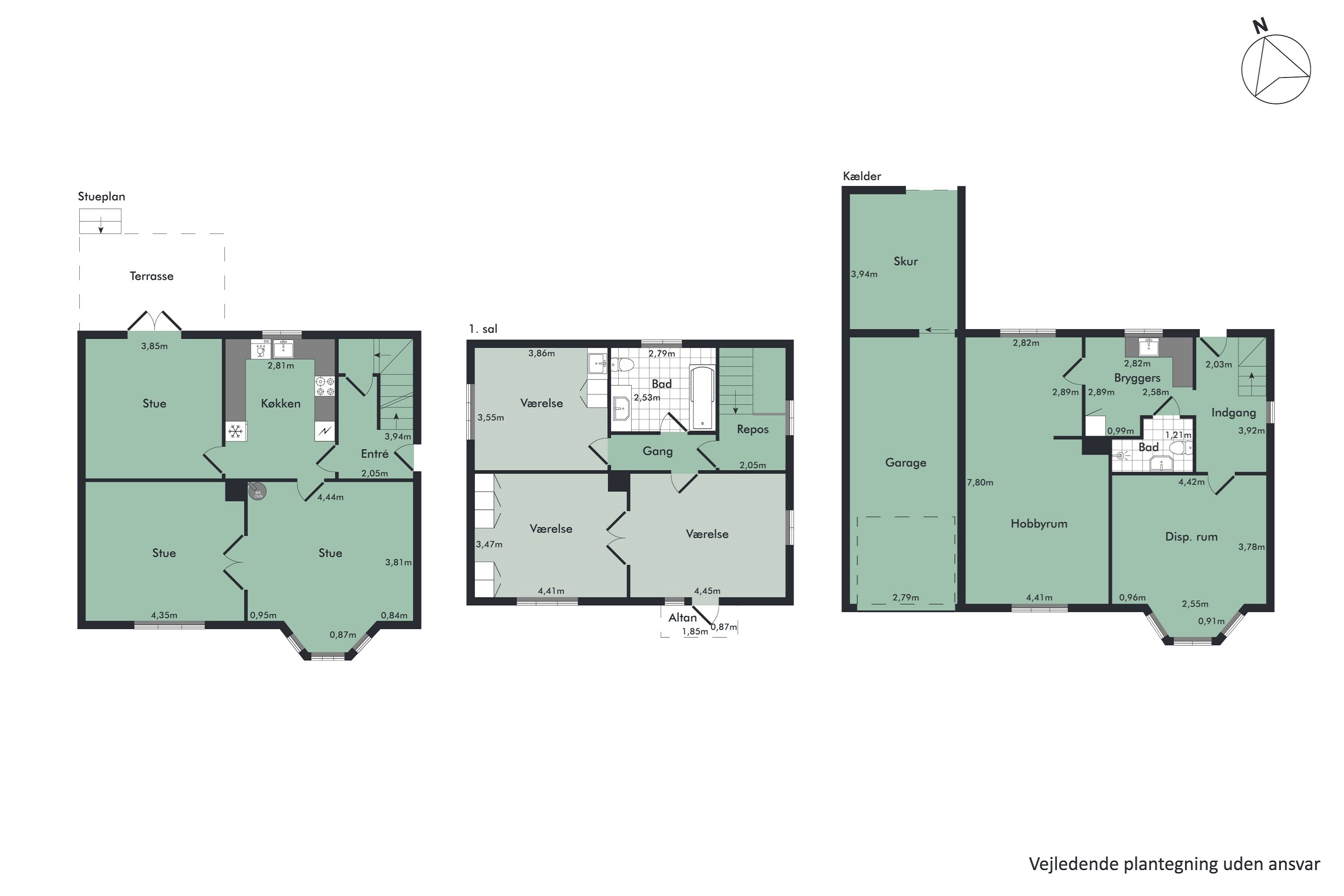 Plantegninger billede af Holstebrovej 22, 7800 Skive