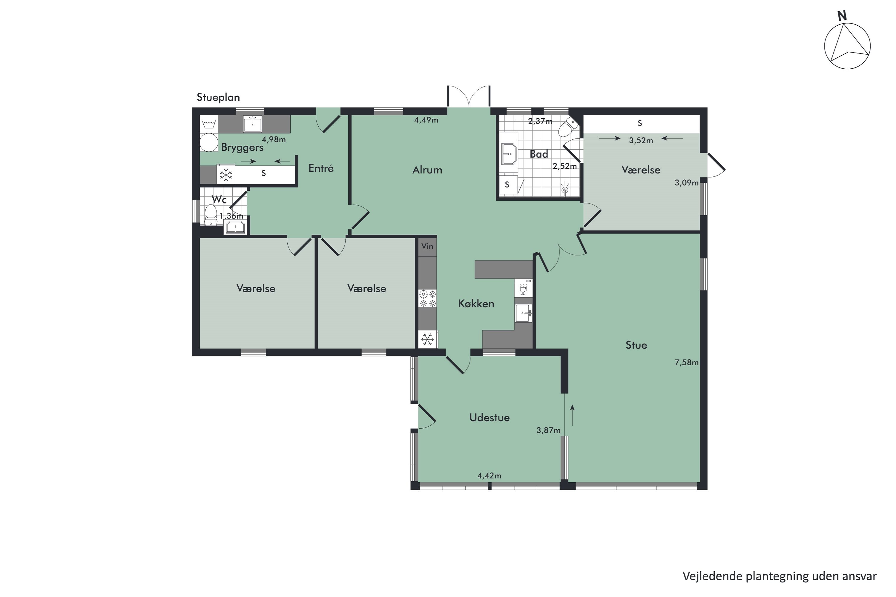 Plantegninger billede af Gl Hannerupvej 3, Hørby, 9500 Hobro