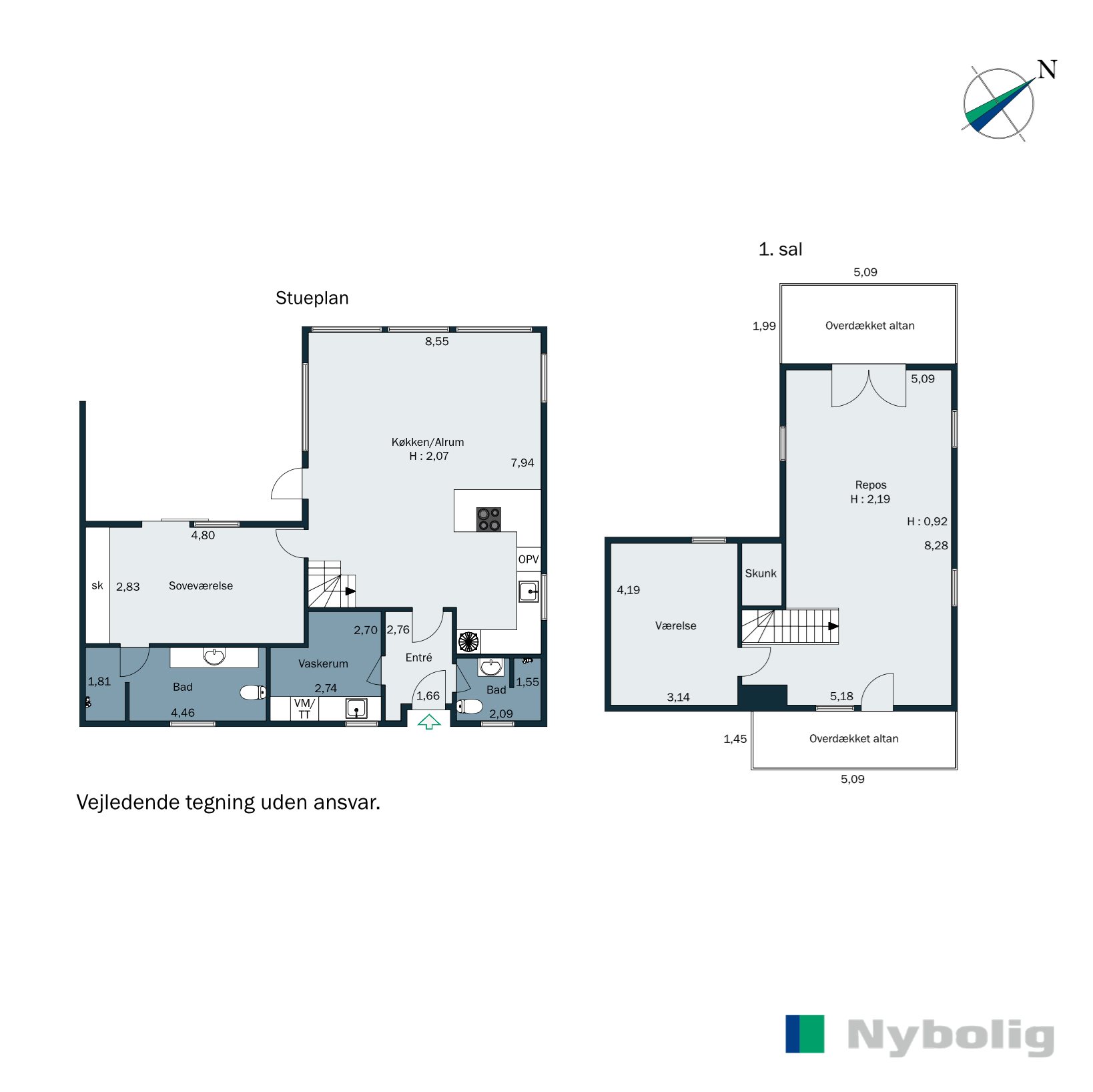 Plantegninger billede af Mossøbrå 21, Vrold, 8660 Skanderborg