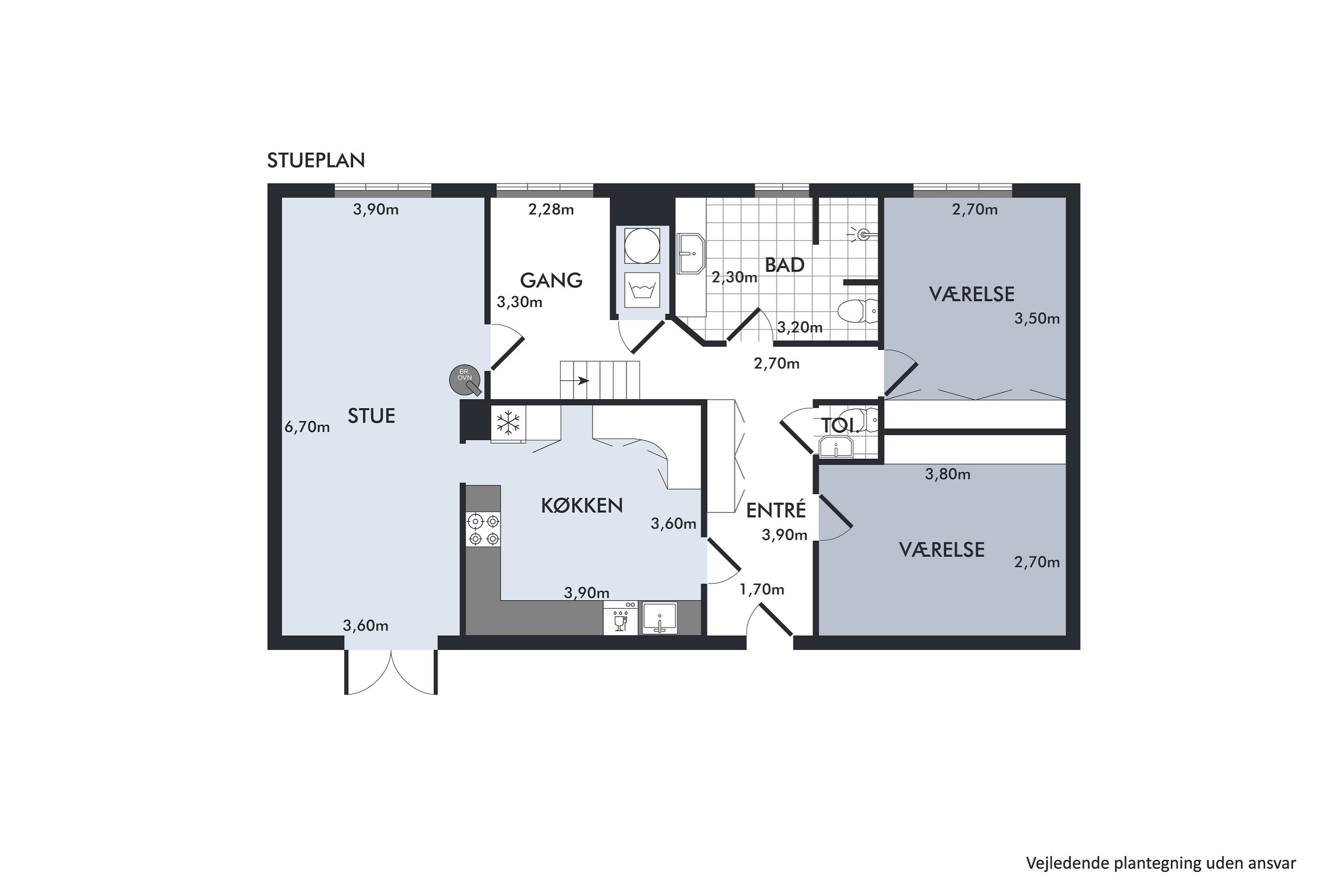 Plantegninger billede af Højskolevej 2A, 9760 Vrå