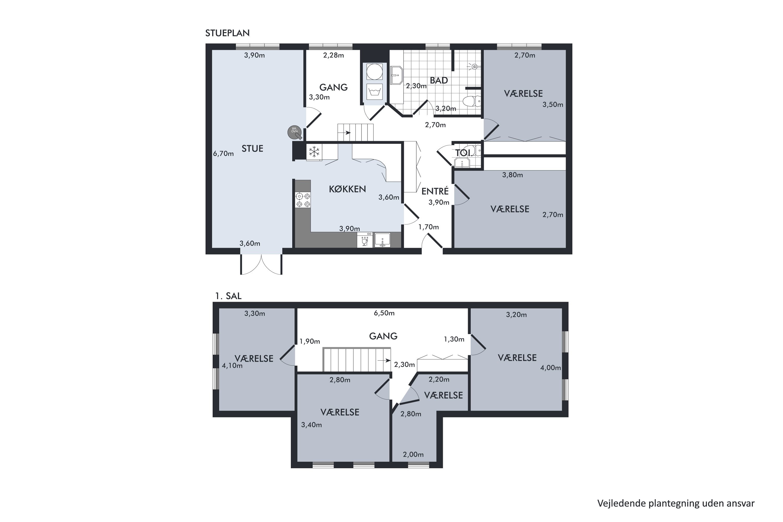 Plantegninger billede af Højskolevej 2A, 9760 Vrå