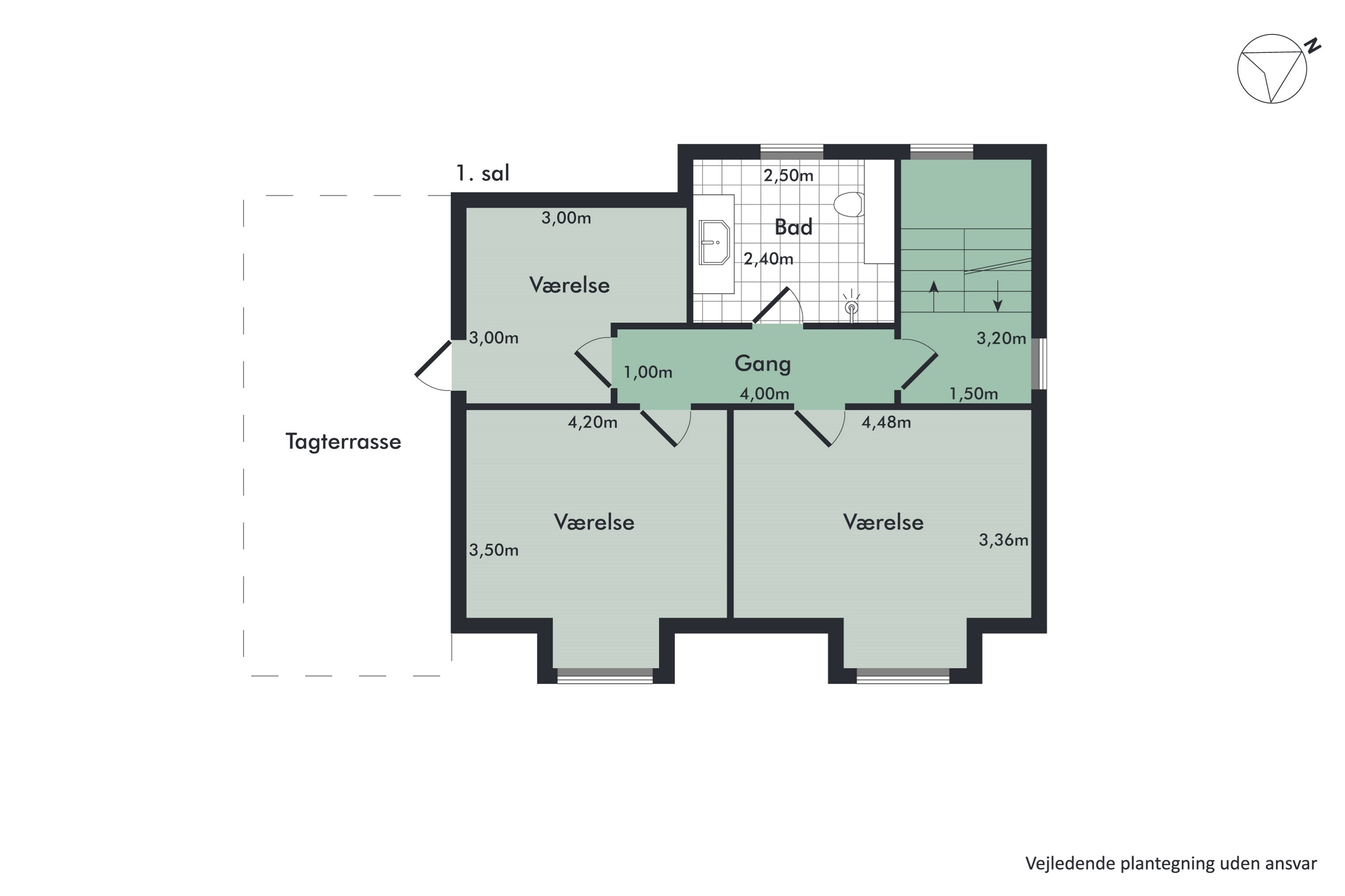 Plantegninger billede af Vibevej 12, 9000 Aalborg