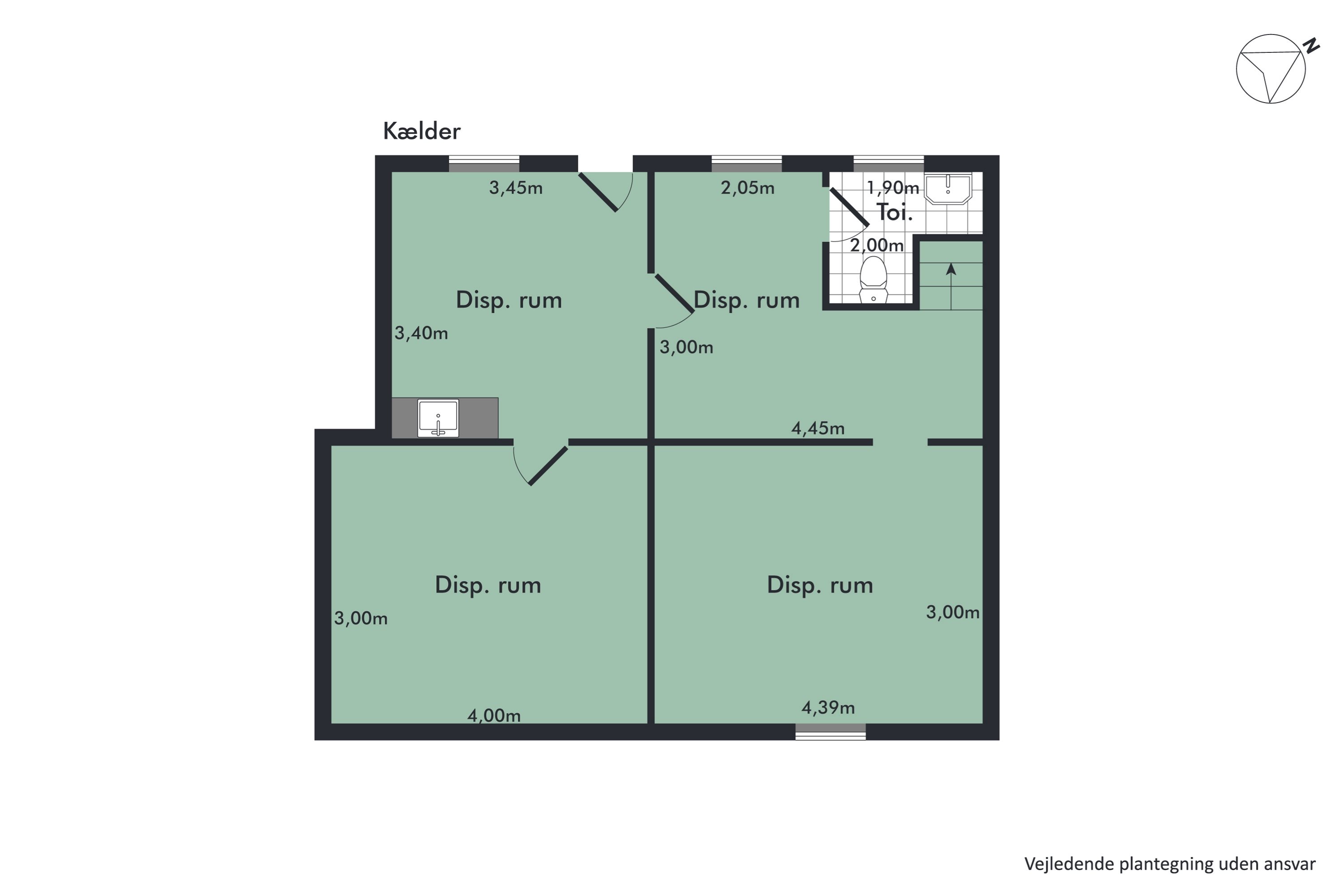 Plantegninger billede af Vibevej 12, 9000 Aalborg