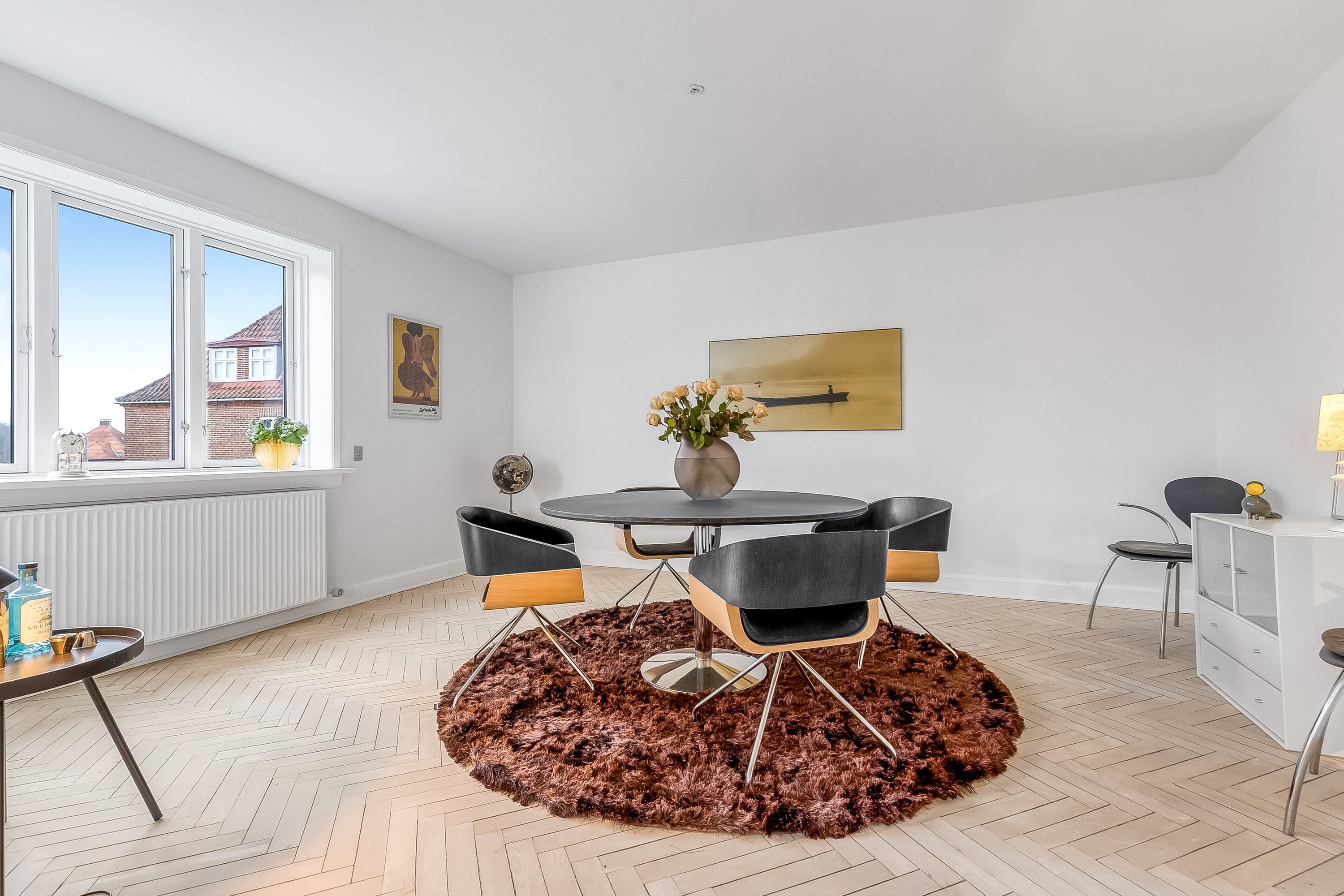 Fremhævet stue billede i fuldskærmstilstand. Billede af Stampesvej 53, Mølholm, 7100 Vejle