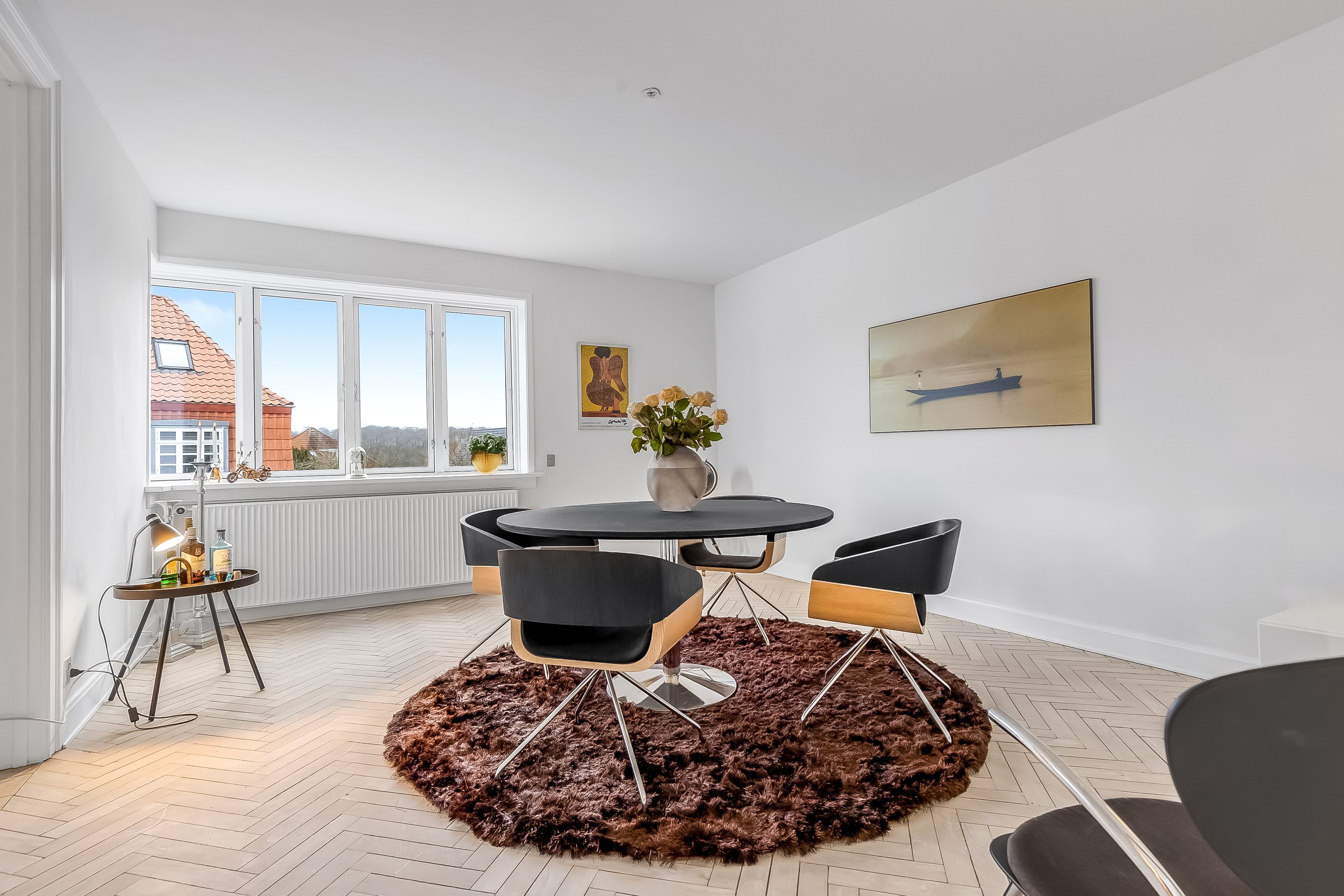 Fremhævet stue billede i fuldskærmstilstand. Billede af Stampesvej 53, Mølholm, 7100 Vejle