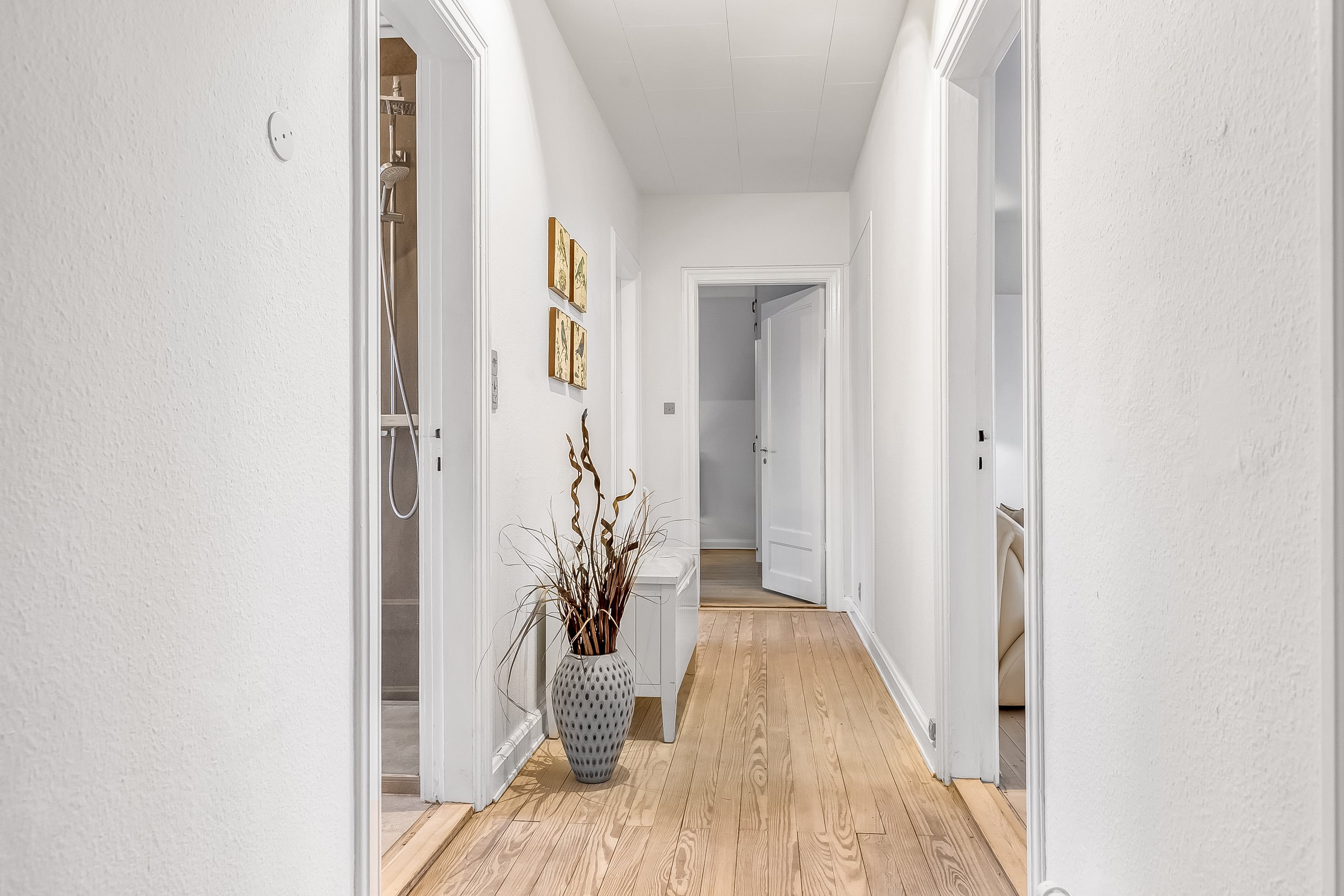 Fremhævet gang billede i fuldskærmstilstand. Billede af Stampesvej 53, Mølholm, 7100 Vejle