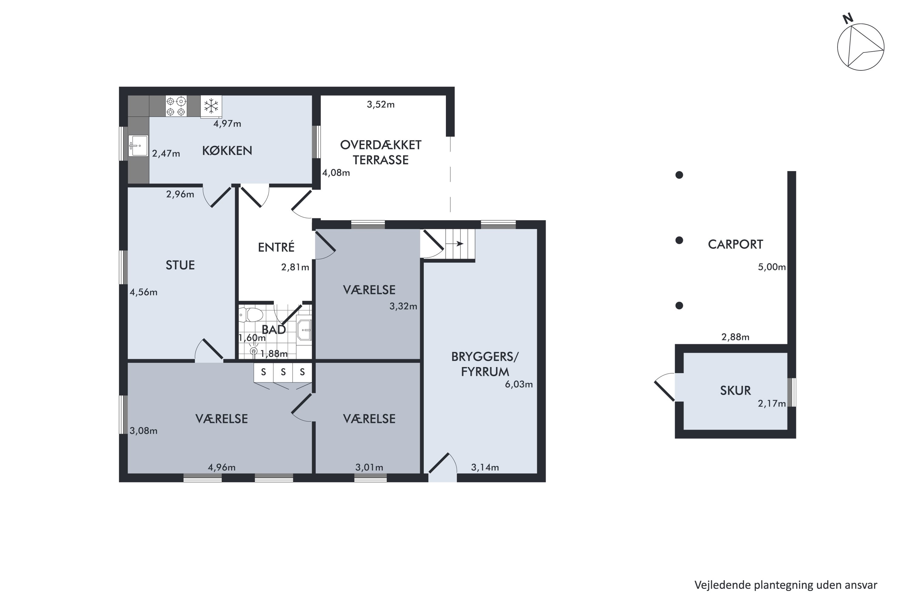 Plantegninger billede af Munkeparken 9, Vester Åby, 5600 Faaborg