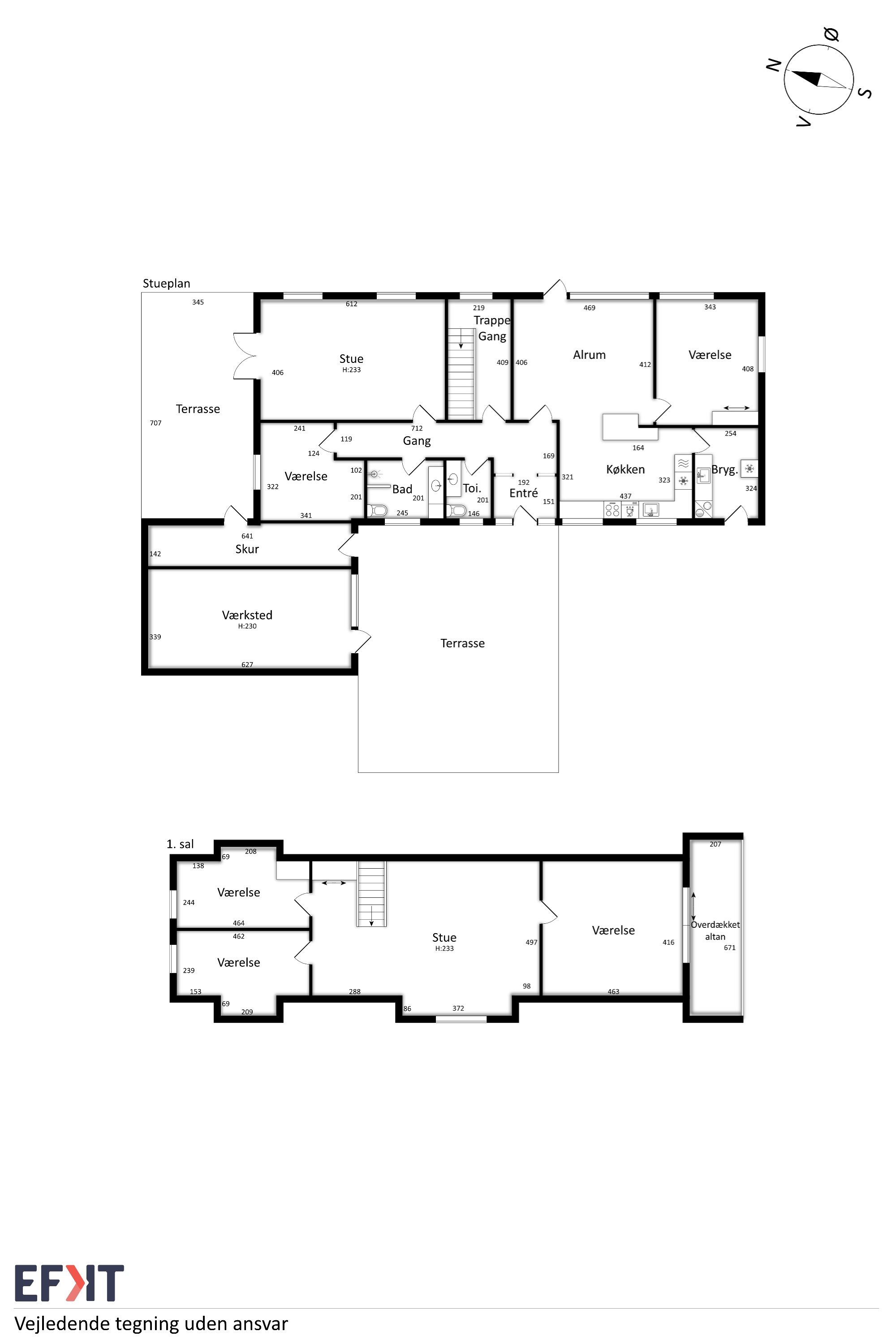 Plantegninger billede af Kærsangervej 14, 8860 Ulstrup