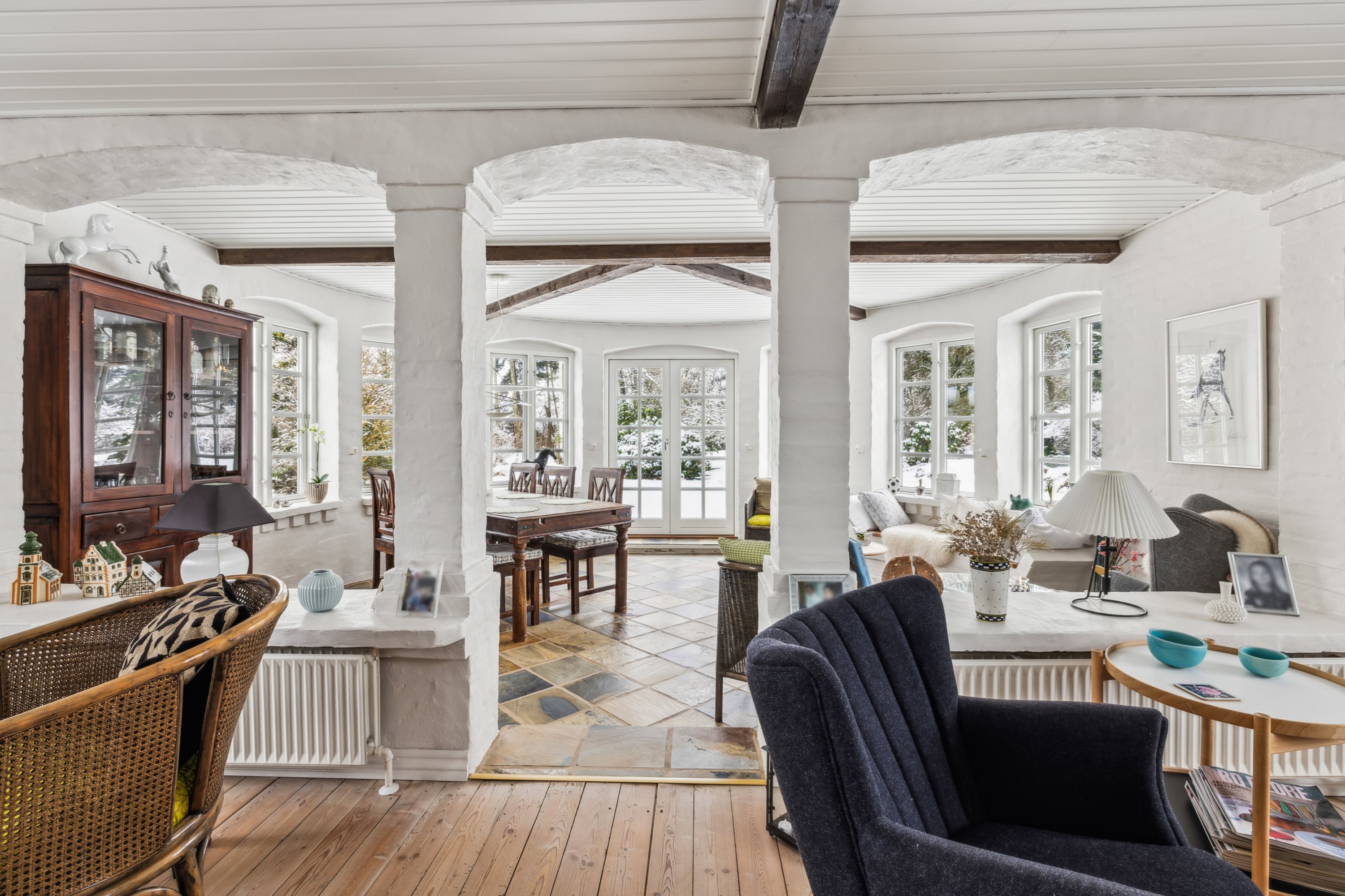 Fremhævet stue billede i fuldskærmstilstand. Billede af Holstebrovej 115, 8800 Viborg