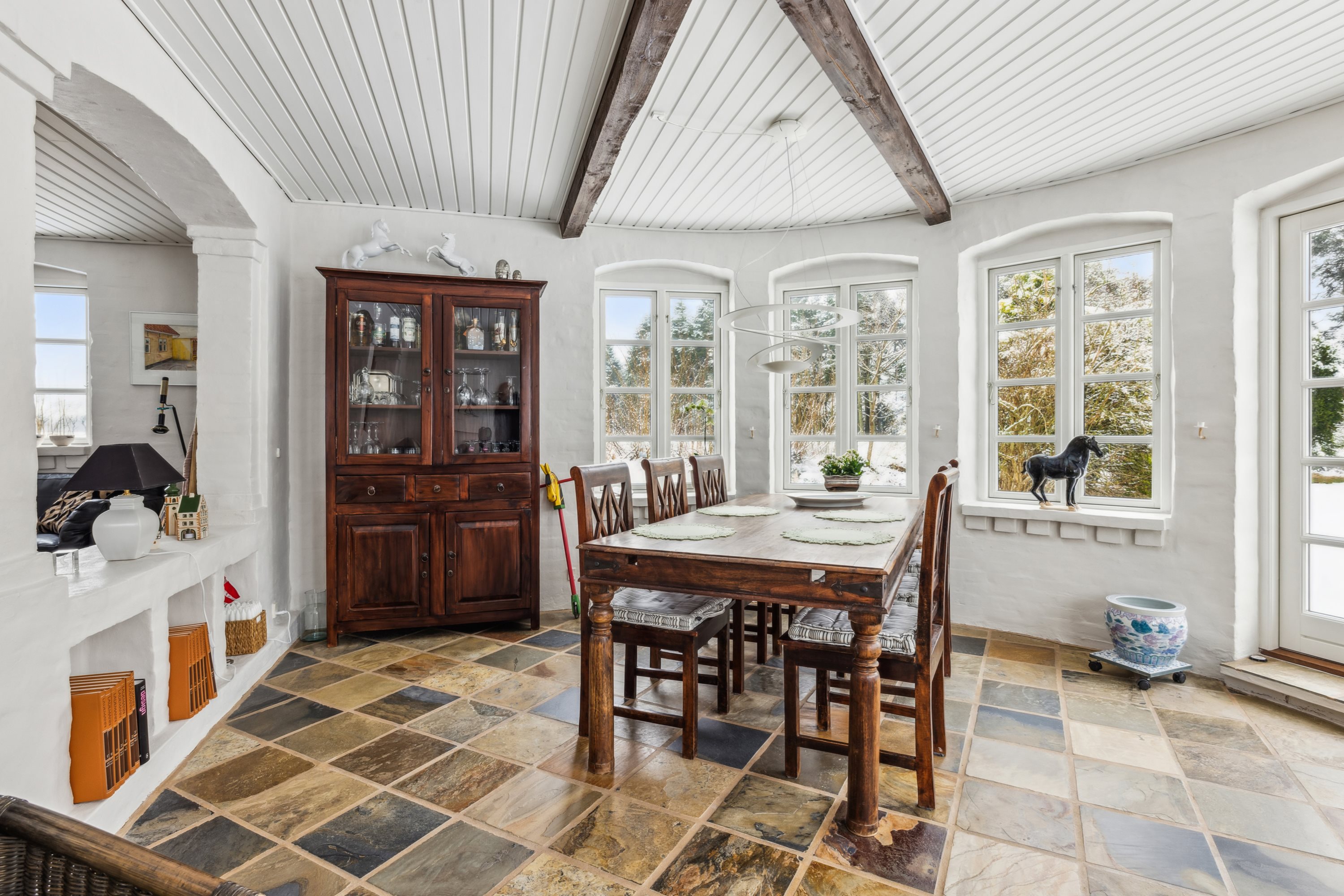 Fremhævet udestue billede i fuldskærmstilstand. Billede af Holstebrovej 115, 8800 Viborg