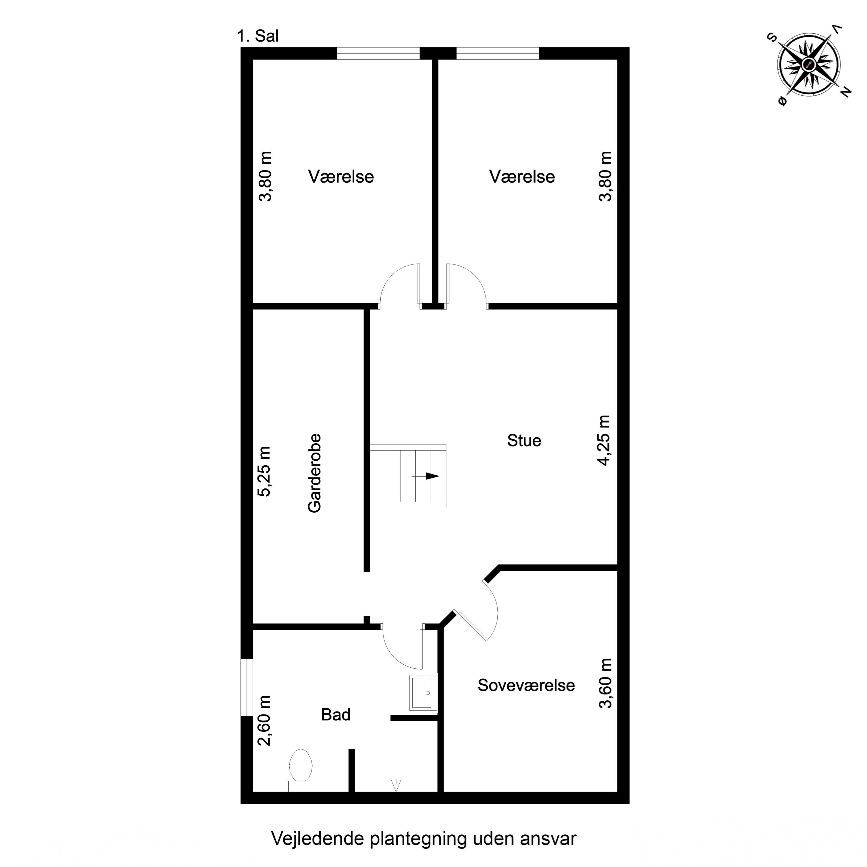 Plantegninger billede af Hover Kirkevej 256, 7100 Vejle