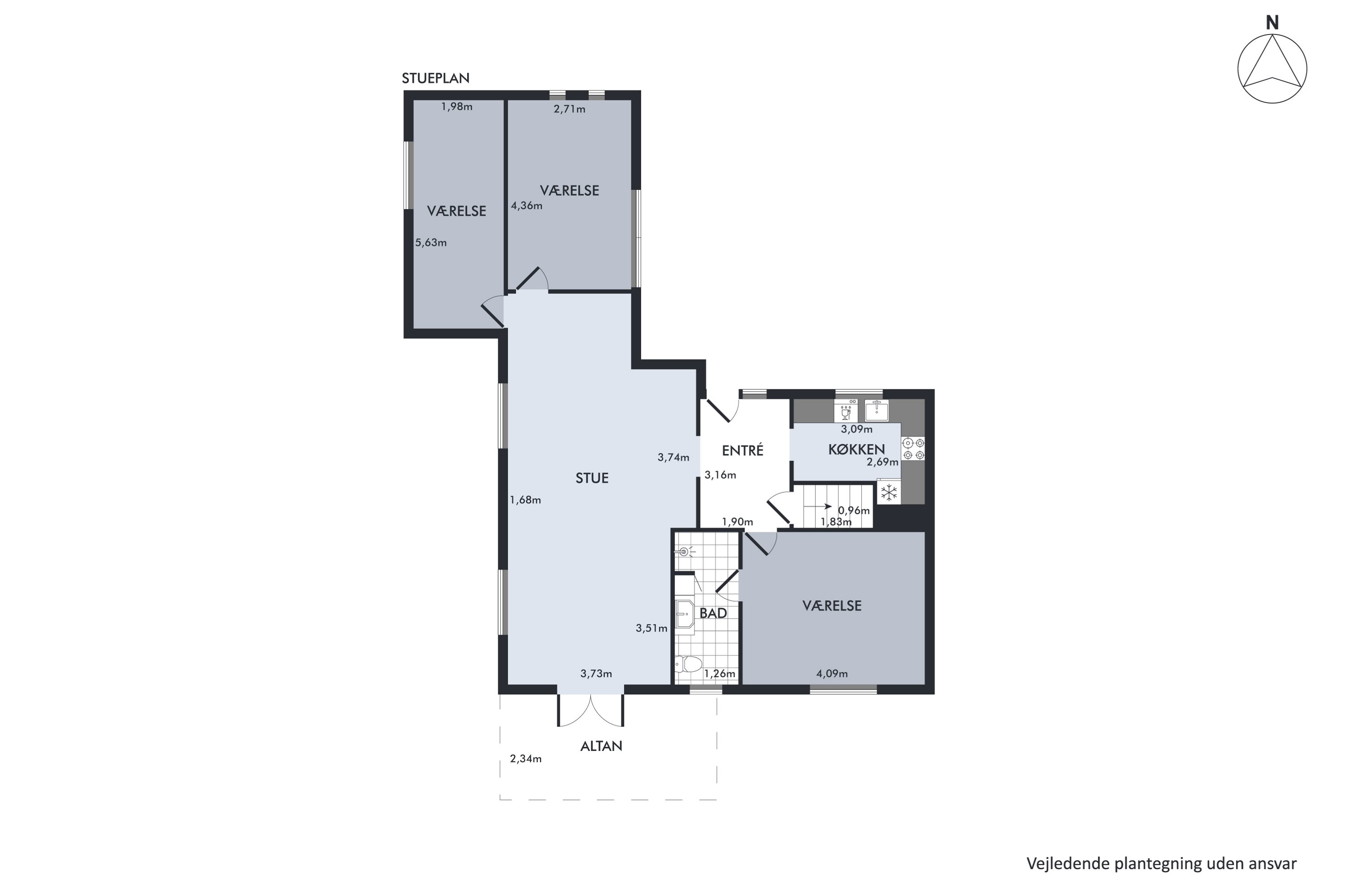Plantegninger billede af Præstbrovej 357, Øster Jølby, 7950 Erslev