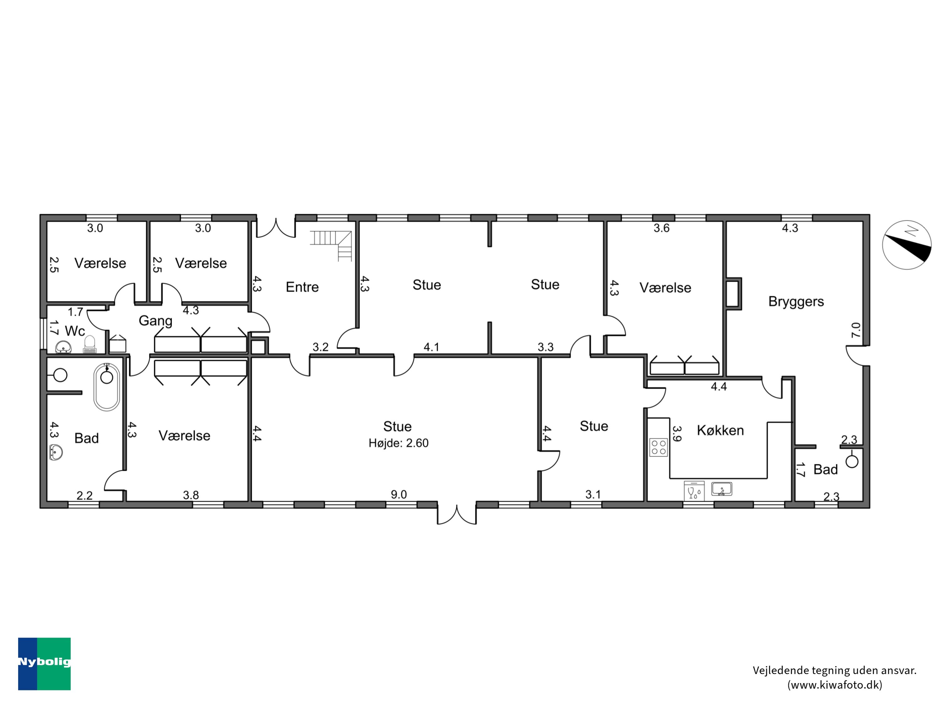 Plantegninger billede af Hillestedvej 1, 4970 Rødby