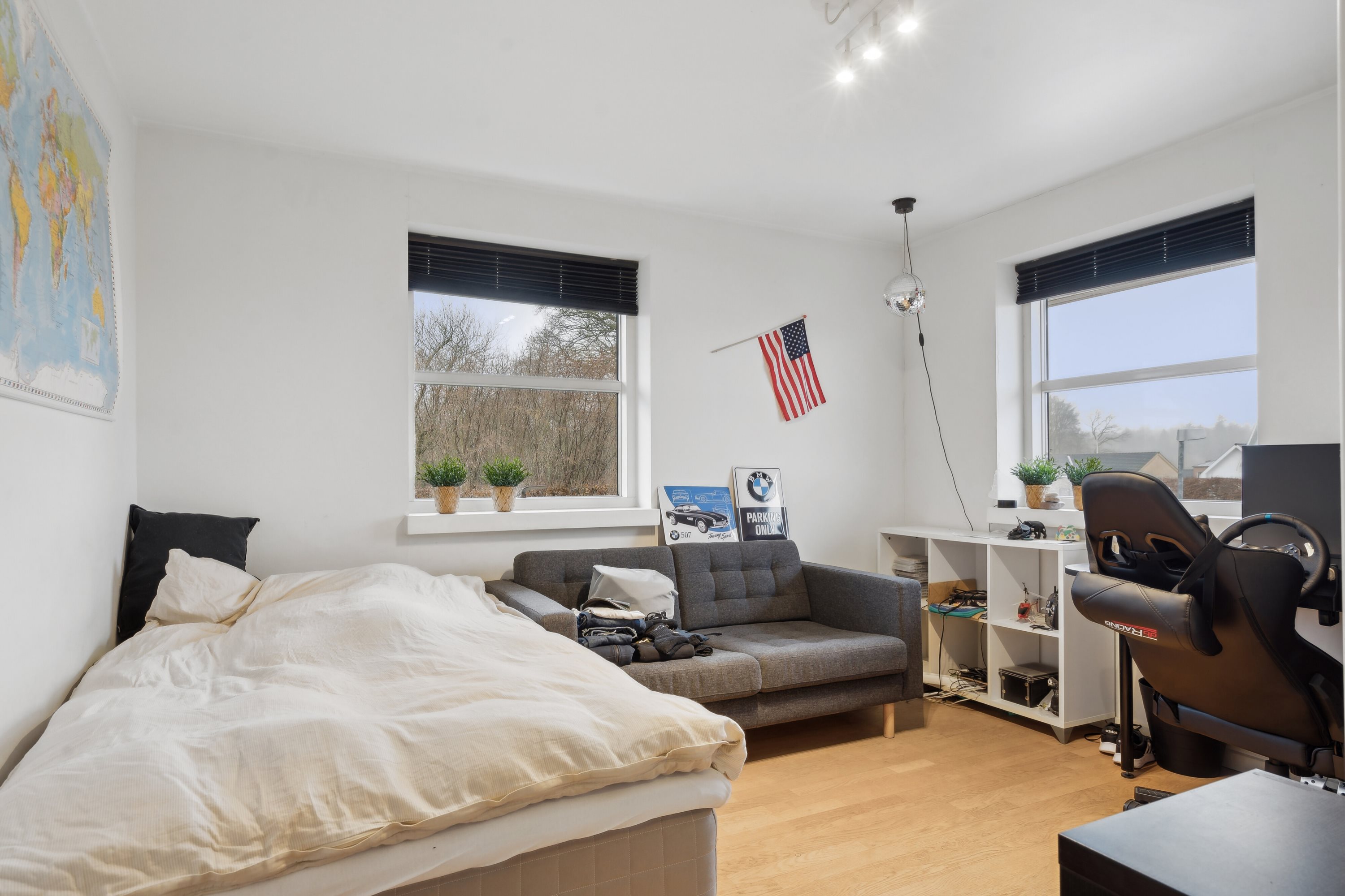 Fremhævet soveværelse billede i fuldskærmstilstand. Billede af Æblehaven 7, 5462 Morud