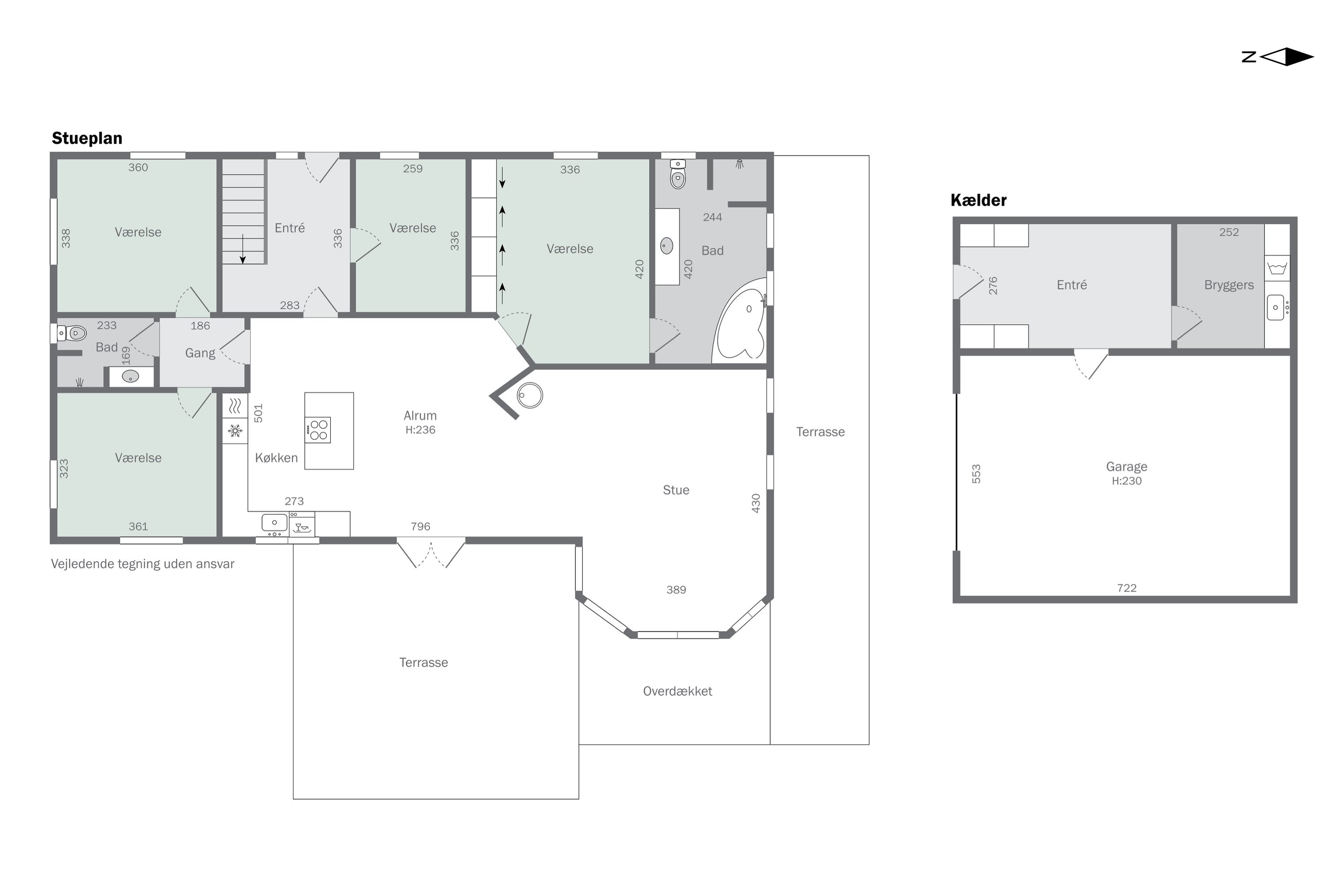 Plantegninger billede af Æblehaven 7, 5462 Morud