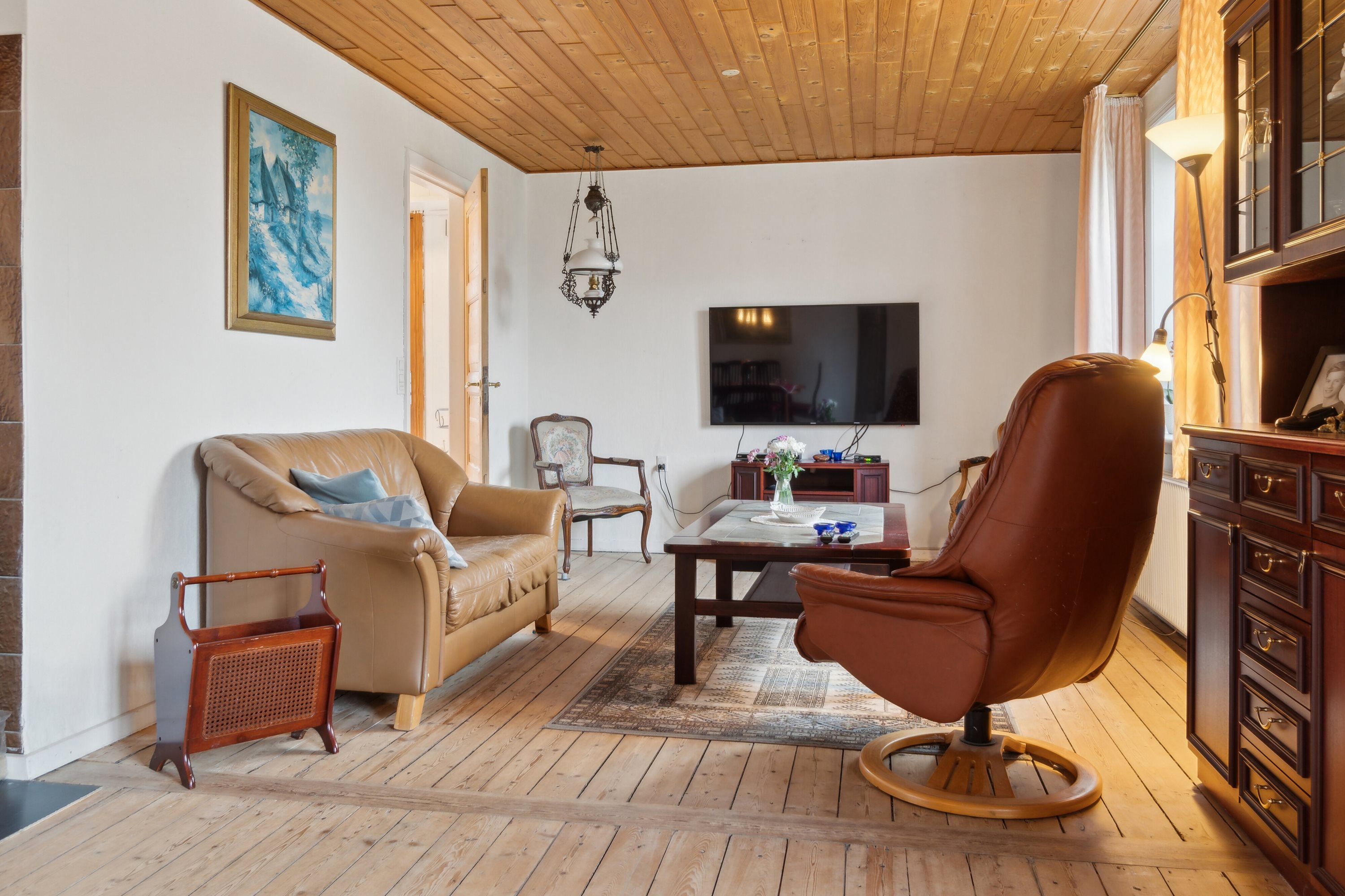 Fremhævet stue billede i fuldskærmstilstand. Billede af Winthersmøllevej 25, Tingstrup, 7700 Thisted