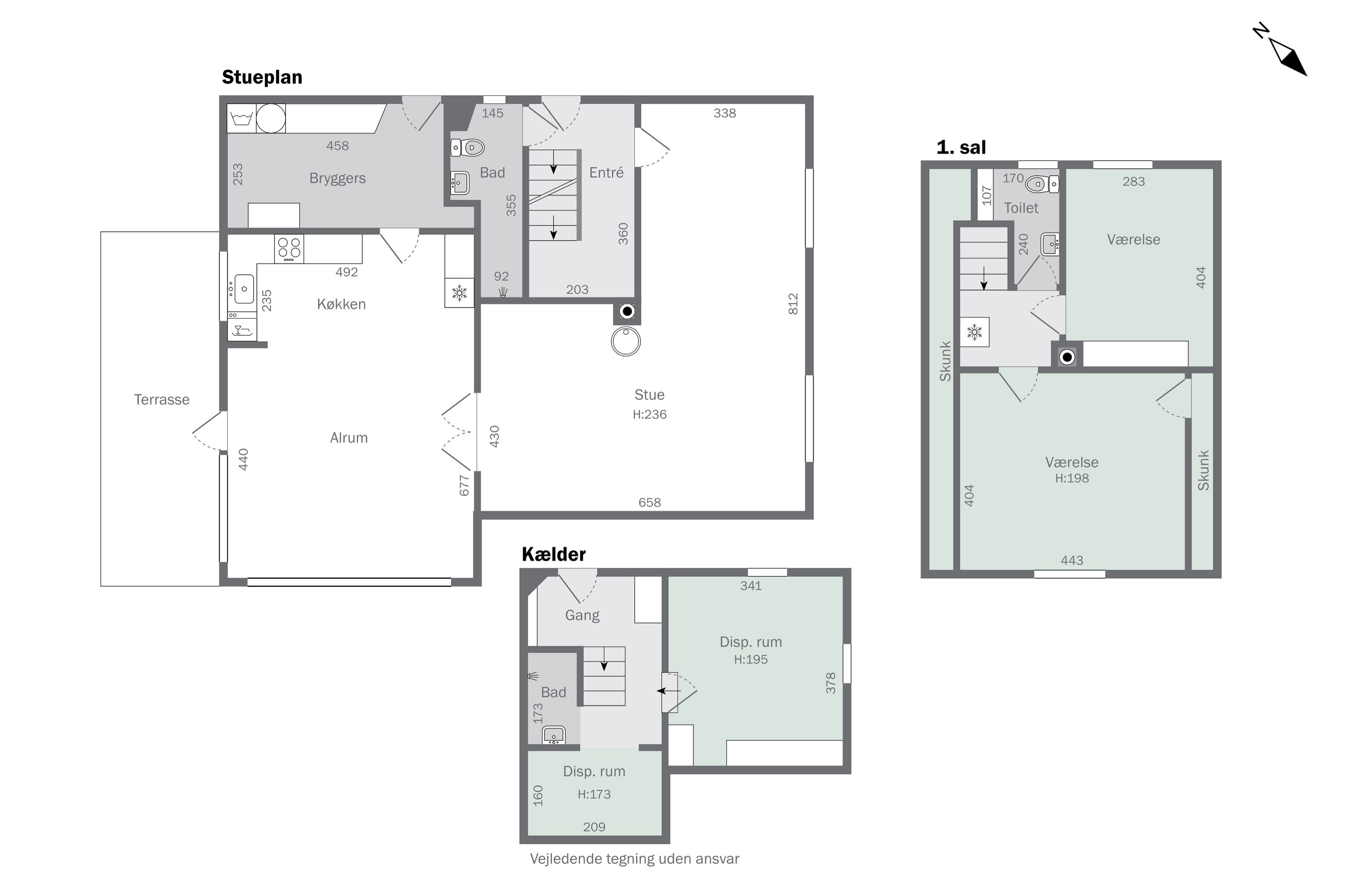 Plantegninger billede af Winthersmøllevej 25, Tingstrup, 7700 Thisted
