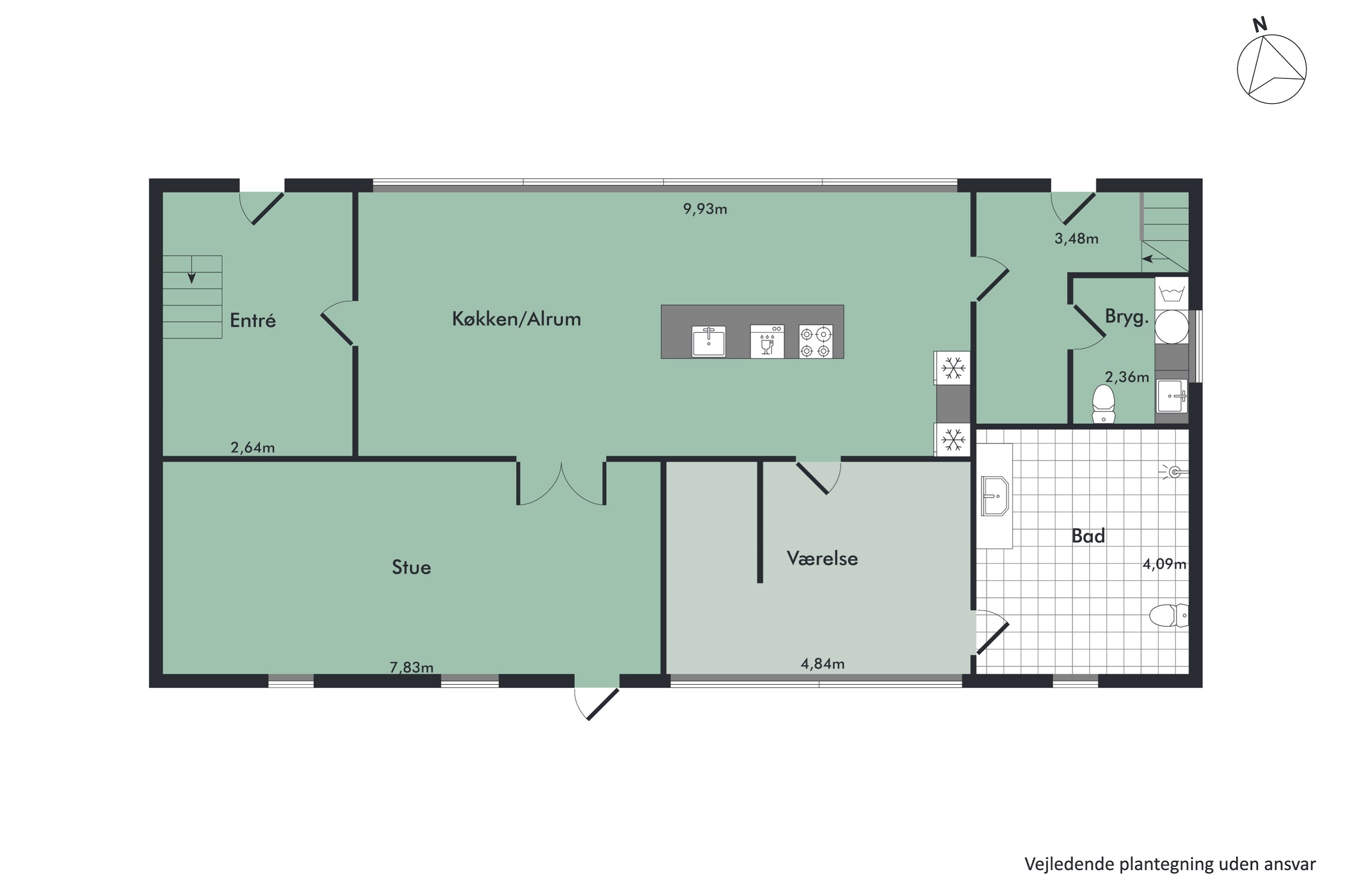 Plantegninger billede af Savværksvej 2B, Oue, 9500 Hobro