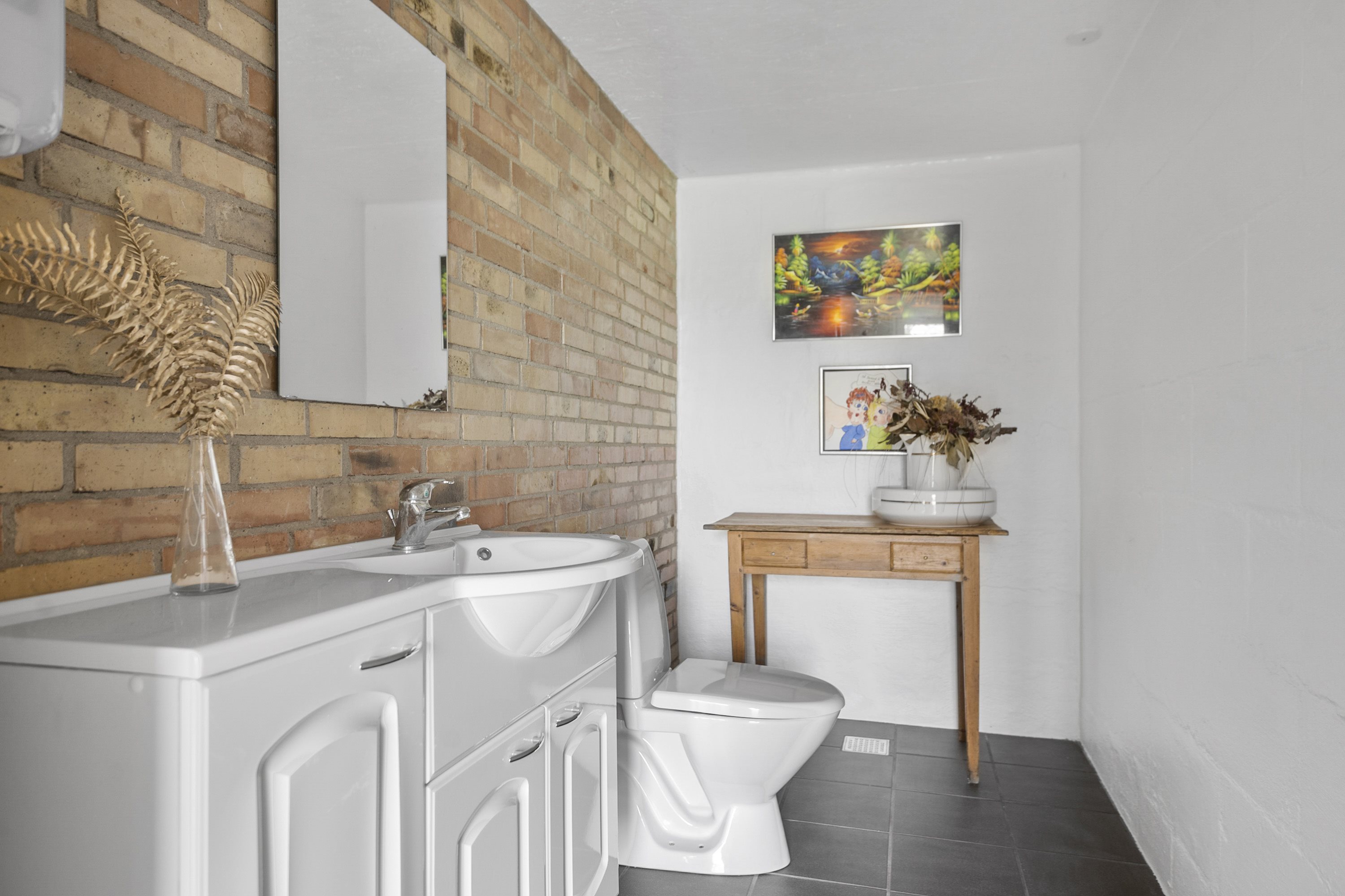 Fremhævet badeværelse billede i fuldskærmstilstand. Billede af Sondrupvej 41, Sondrup, 8350 Hundslund