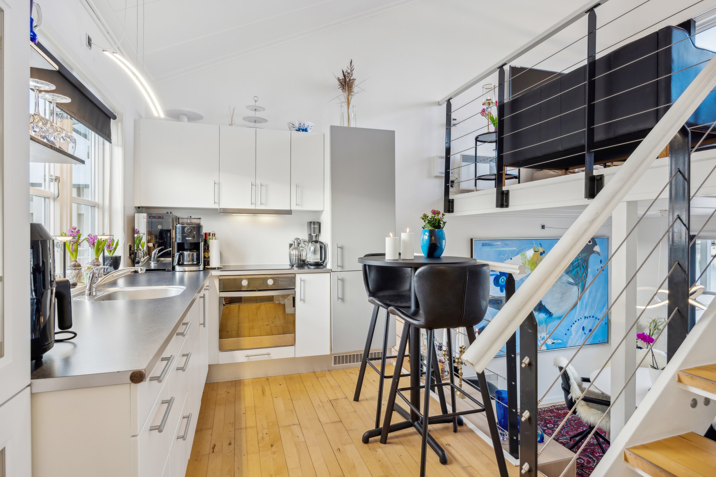 Fremhævet stue billede i fuldskærmstilstand. Billede af Øerkrogvejen 2, 256., 8400 Ebeltoft